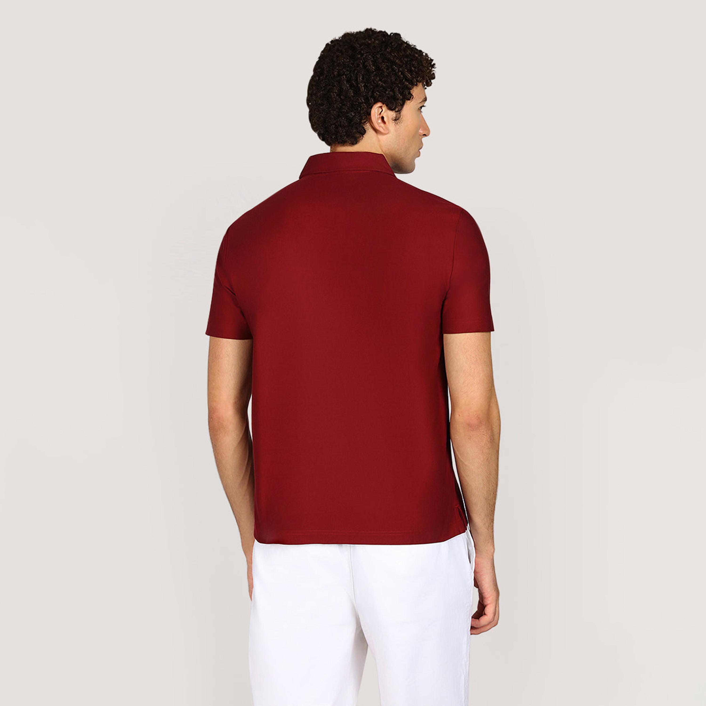 تي شيرت بولو رجالي سادة بأكمام قصيرة وياقة من جانت-men-clothing-tshirtsandpolos-polos-image-12