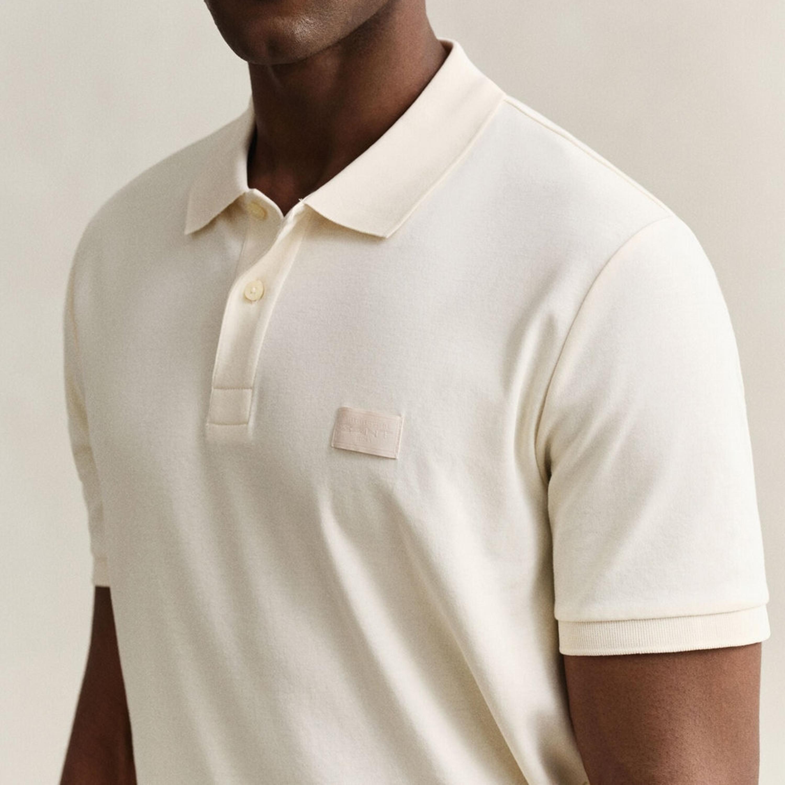 تي شيرت بولو رجالي مخطط بأكمام قصيرة وياقة من جانت-men-clothing-tshirtsandpolos-polos-image-3