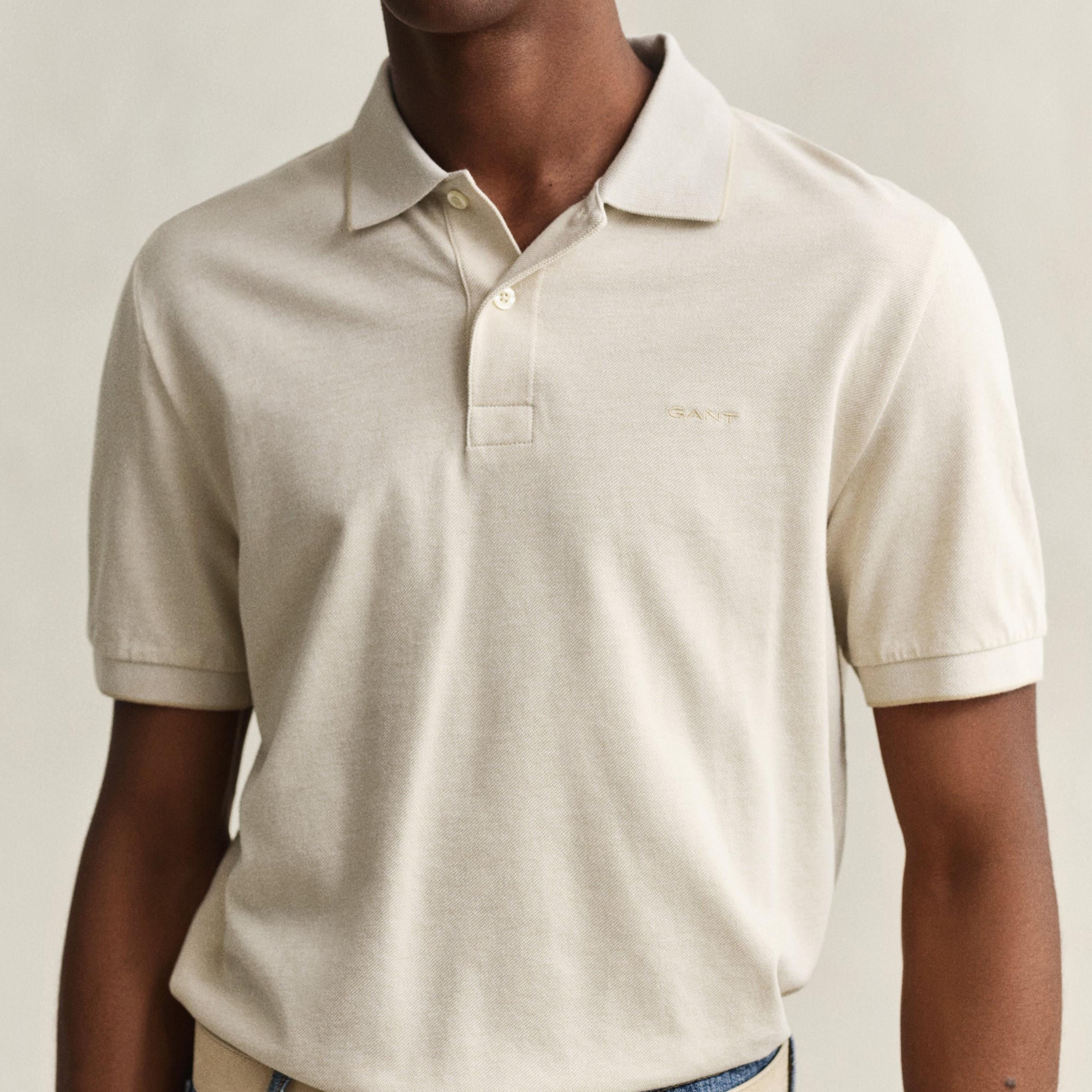 Gant Plain Collared Short Sleeves Men's Polo T-Shirt-men-clothing-tshirtsandpolos-polos-image-3