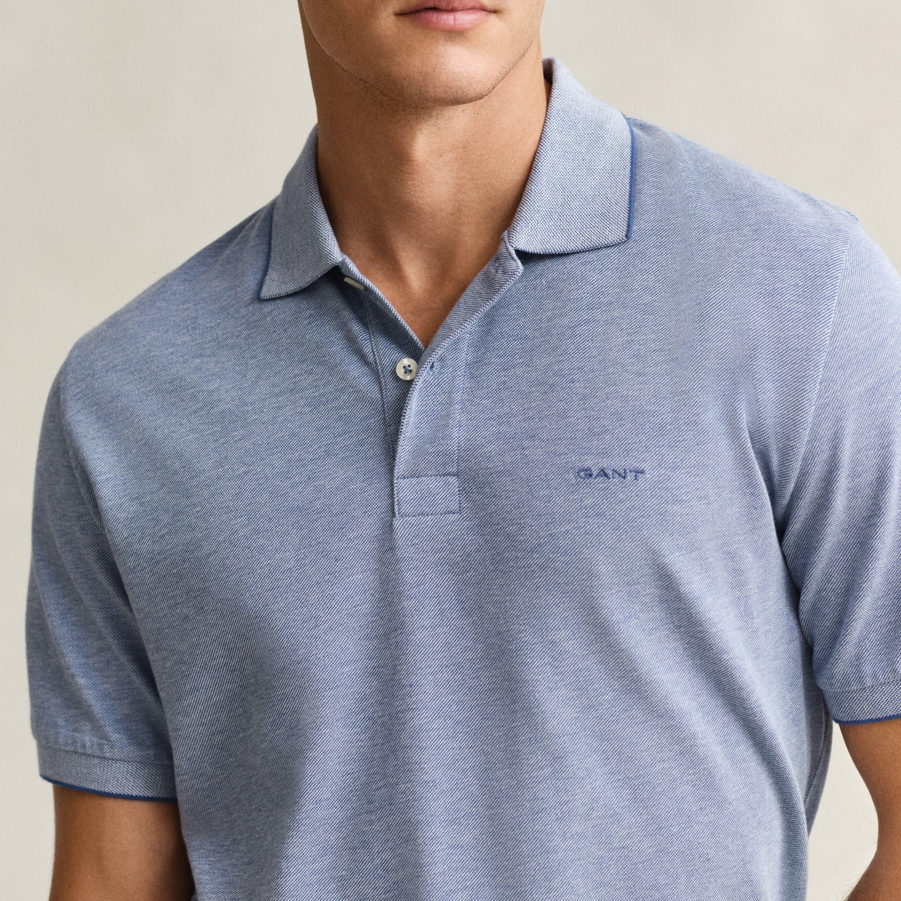 تي شيرت بولو رجالي سادة بأكمام قصيرة وياقة من جانت-men-clothing-tshirtsandpolos-polos-image-18