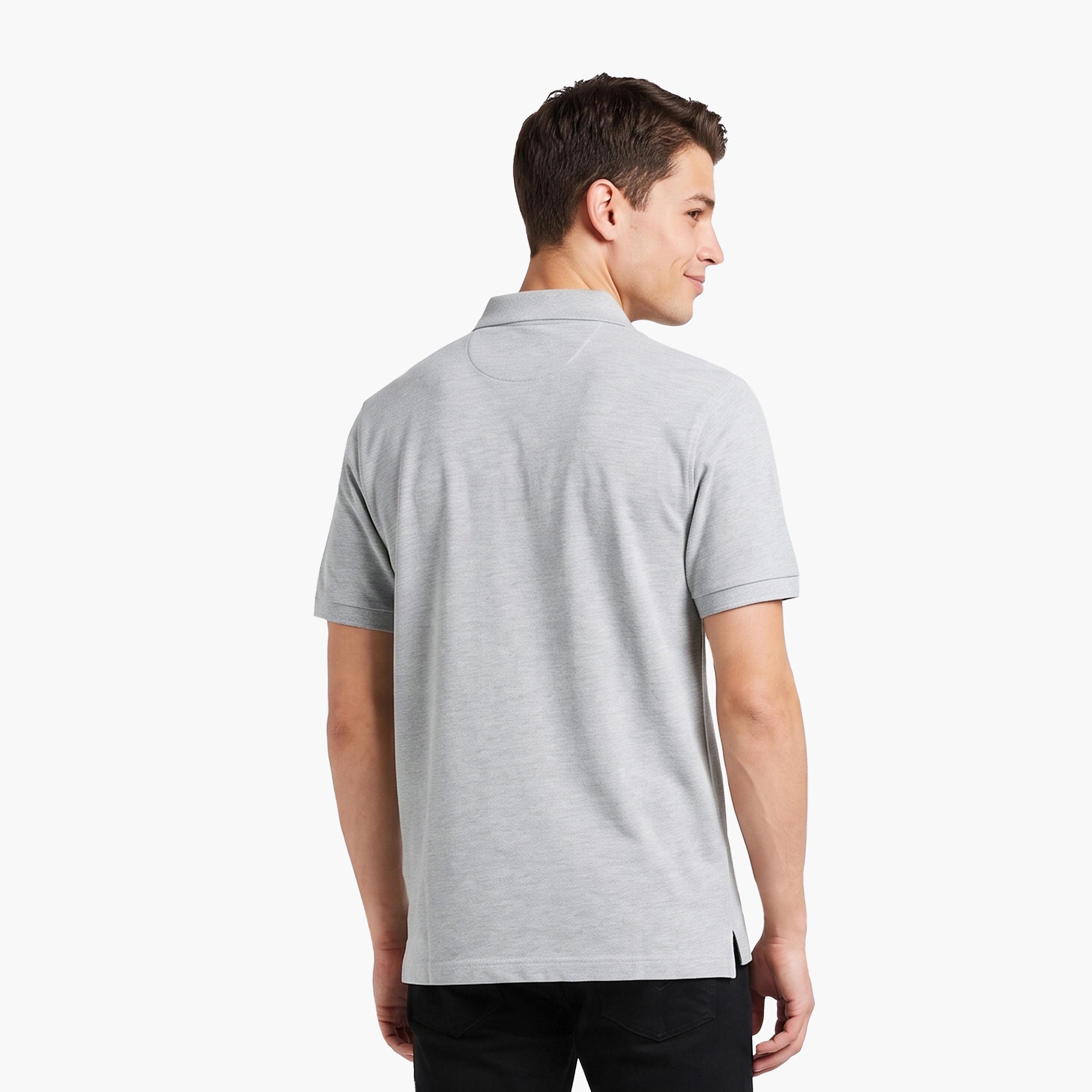 Gant Plain Regular Fit Short Sleeves Men's Polo T-Shirt-men-clothing-tshirtsandpolos-polos-image-4