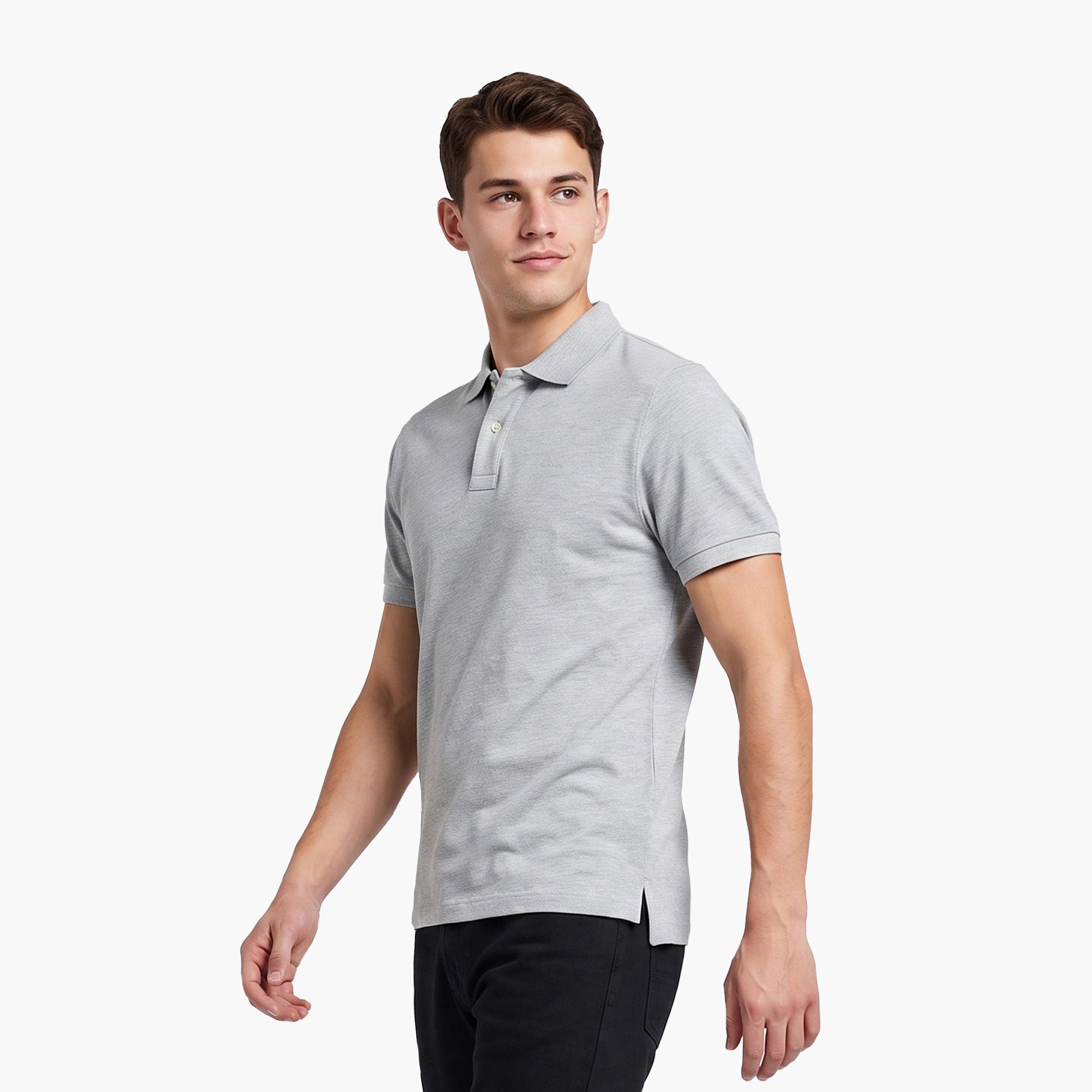 Gant Plain Regular Fit Short Sleeves Men's Polo T-Shirt-men-clothing-tshirtsandpolos-polos-image-5