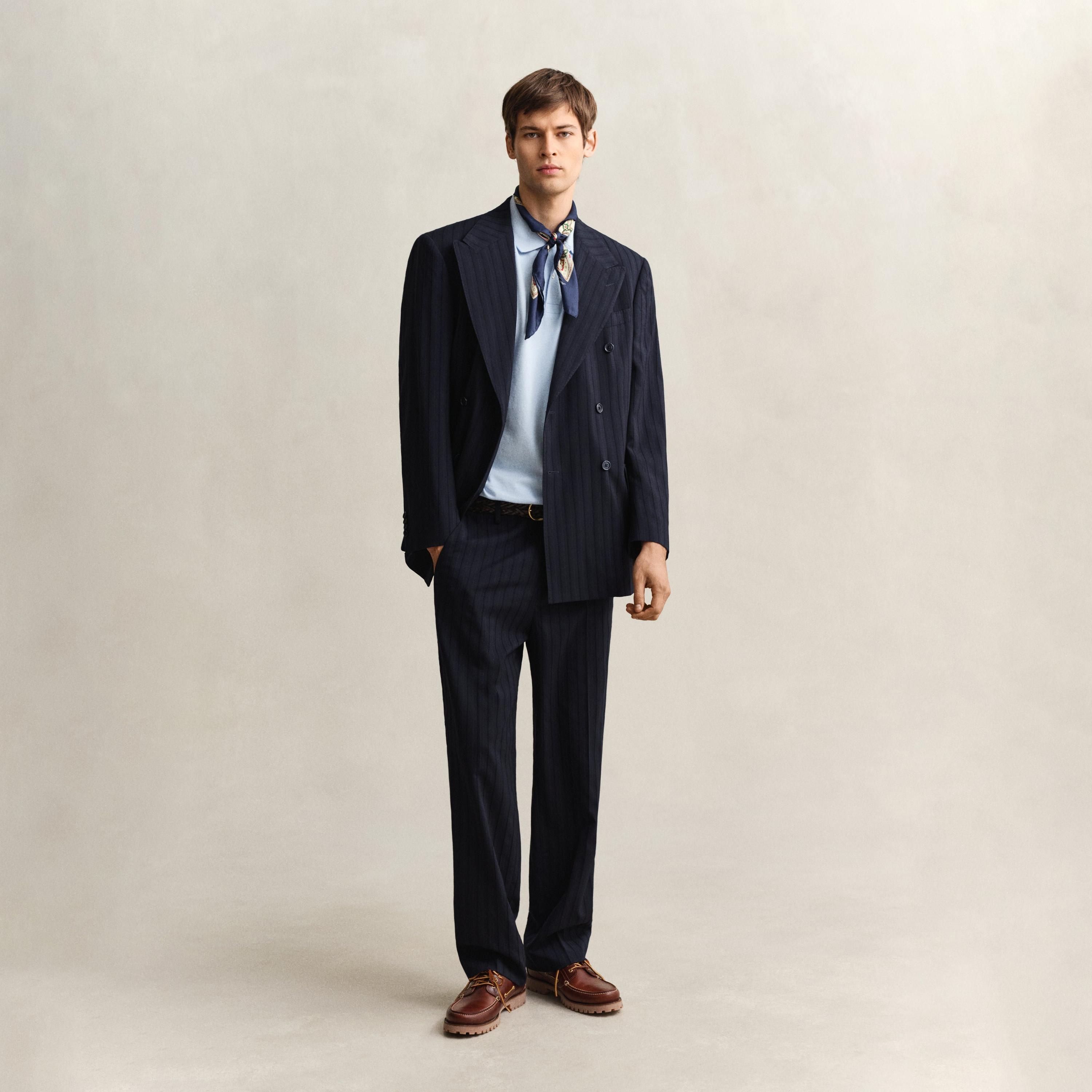 تي شيرت بولو رجالي سادة بأكمام قصيرة وياقة من جانت-men-clothing-tshirtsandpolos-polos-image-22