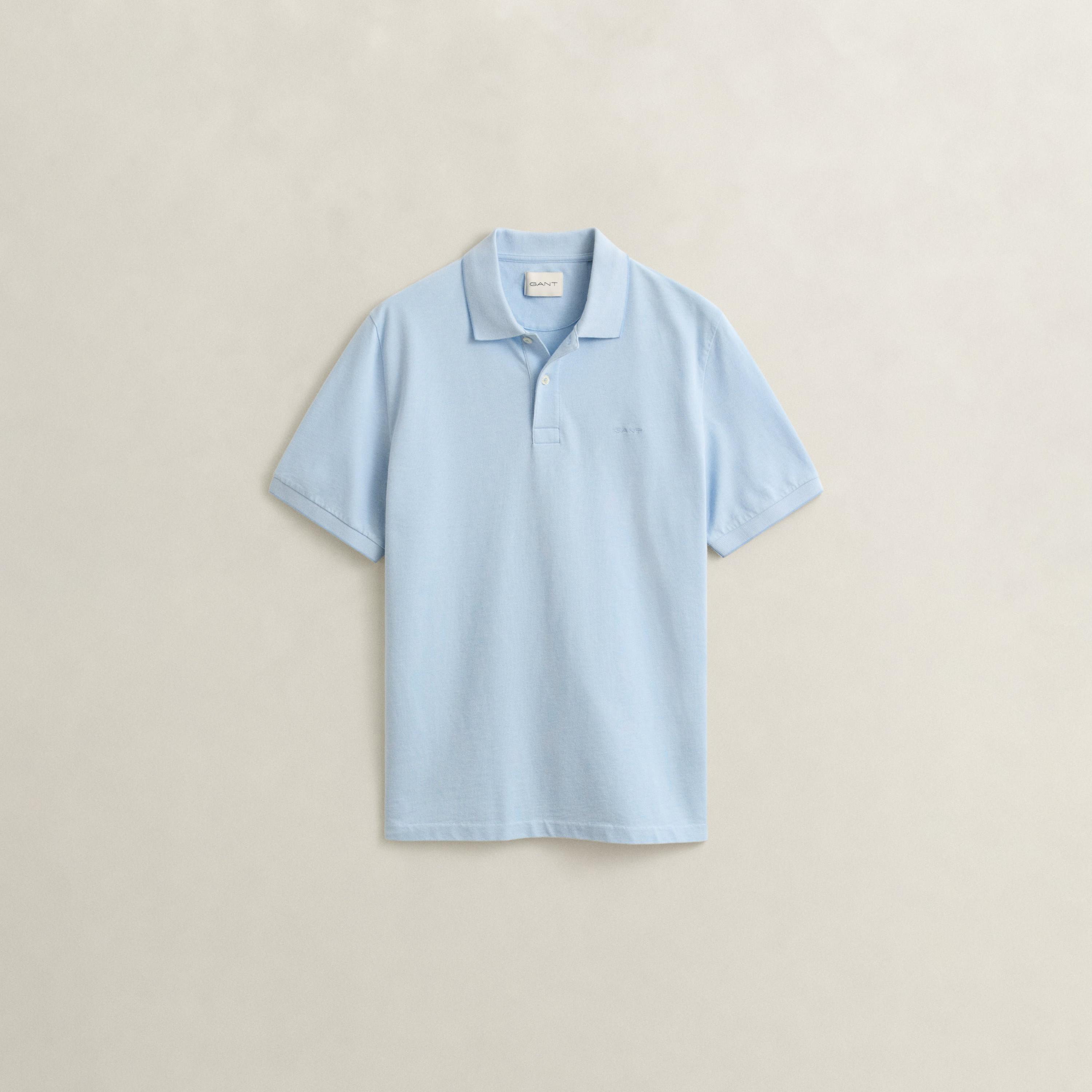تي شيرت بولو رجالي سادة بأكمام قصيرة وياقة من جانت-men-clothing-tshirtsandpolos-polos-image-25