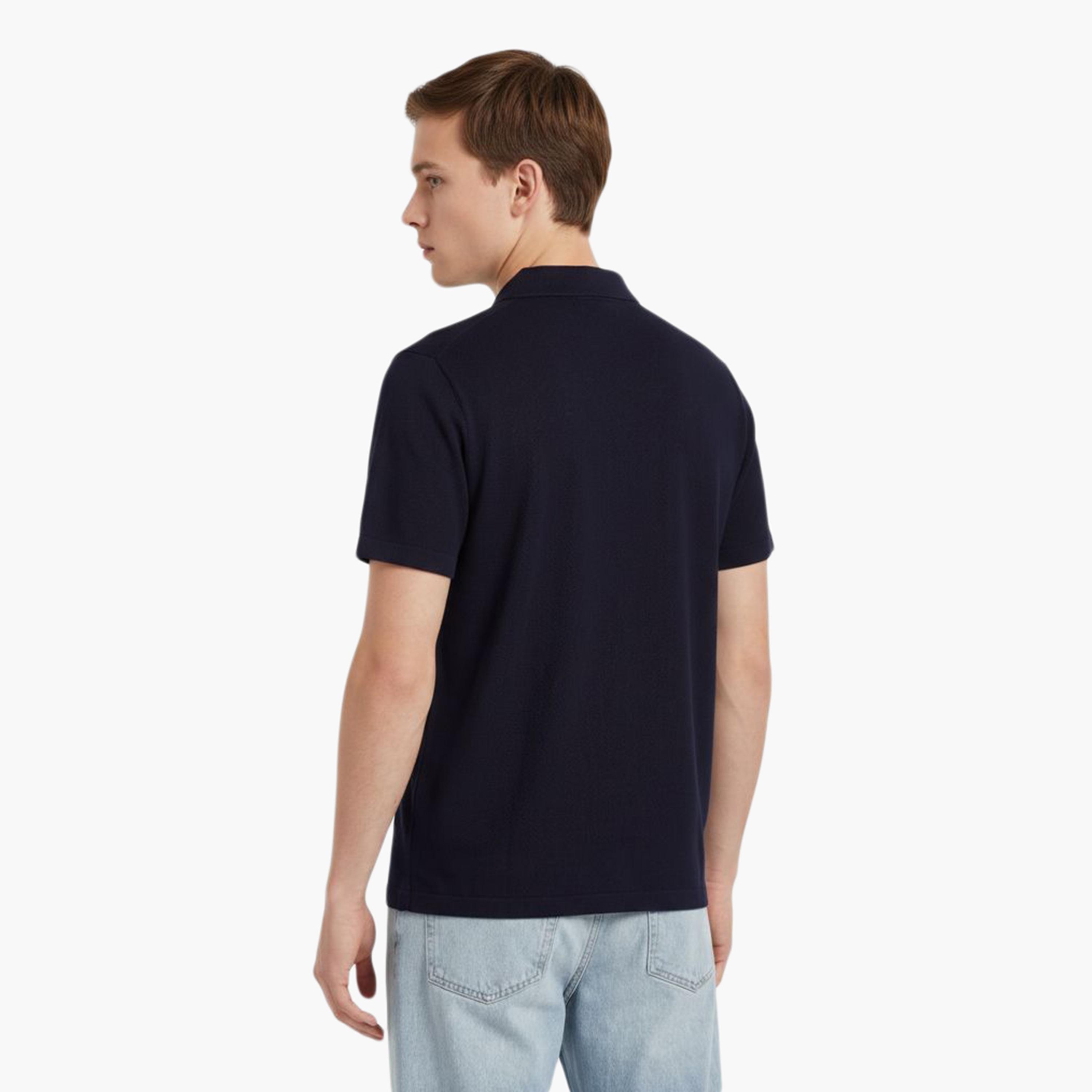 تي شيرت بولو رجالي سادة بأكمام قصيرة وياقة من جانت-men-clothing-tshirtsandpolos-polos-image-10