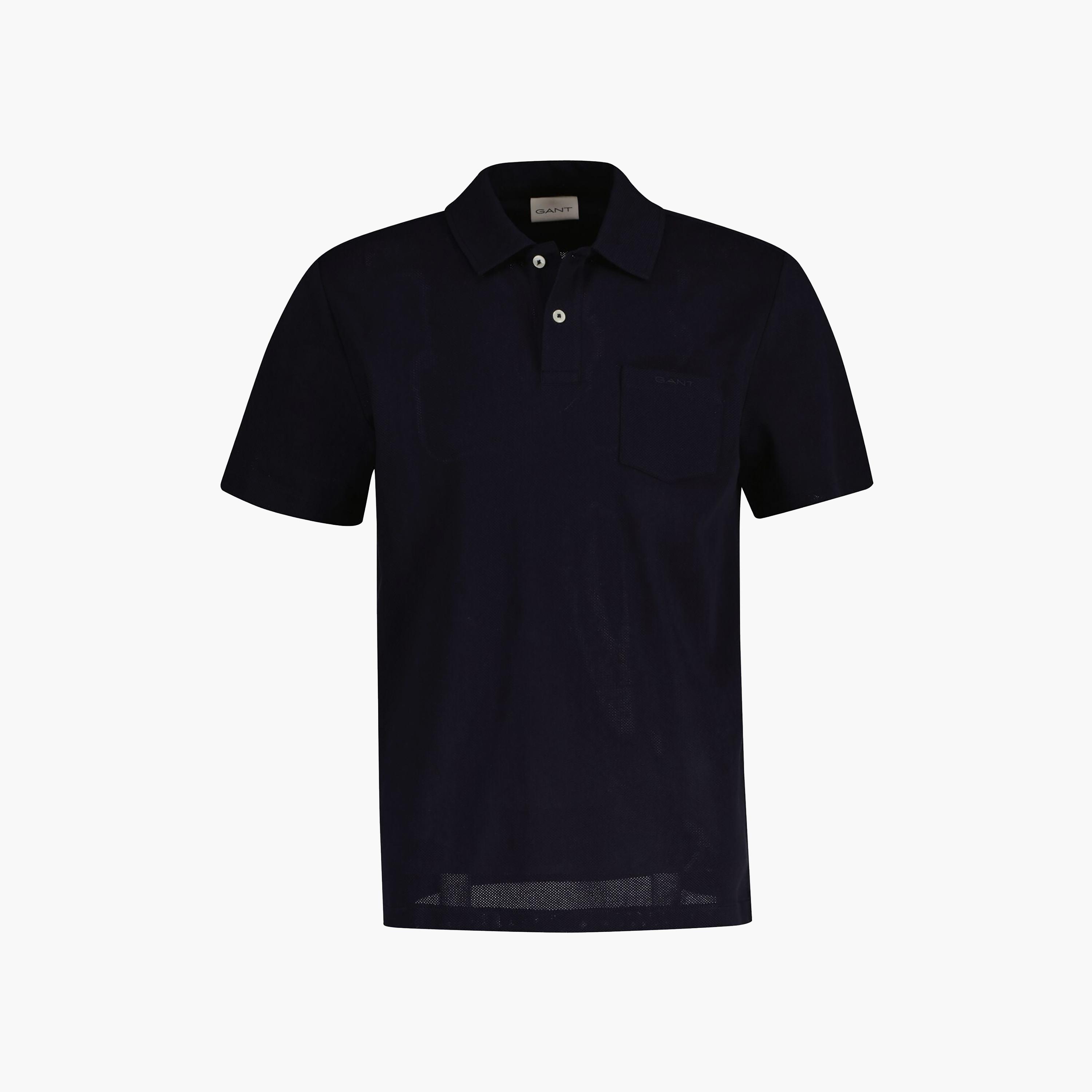 تي شيرت بولو رجالي سادة بأكمام قصيرة وياقة من جانت-men-clothing-tshirtsandpolos-polos-image-11