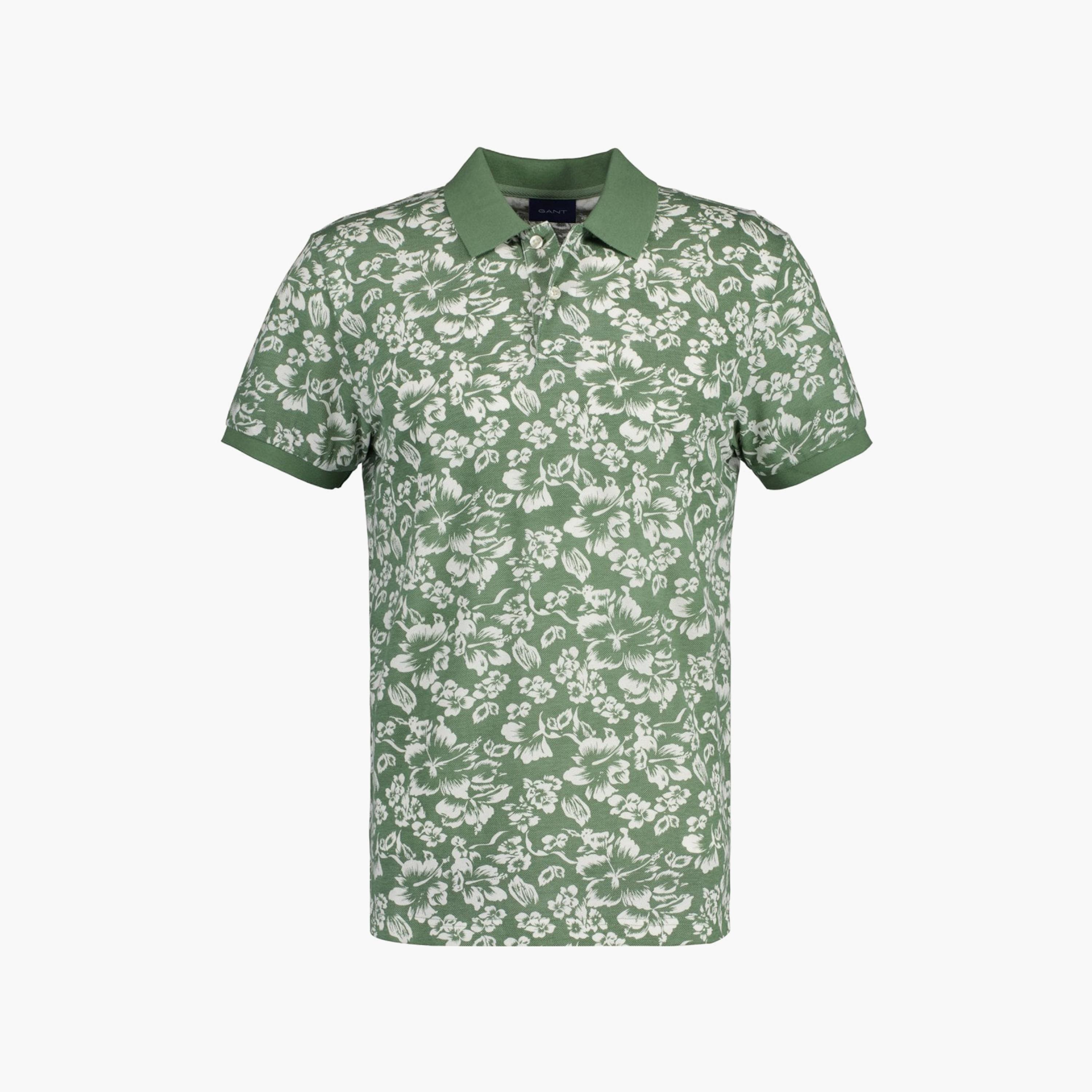 Gant Floral Collared Short Sleeves Polo T-Shirt-men-clothing-tshirtsandpolos-polos-image-1