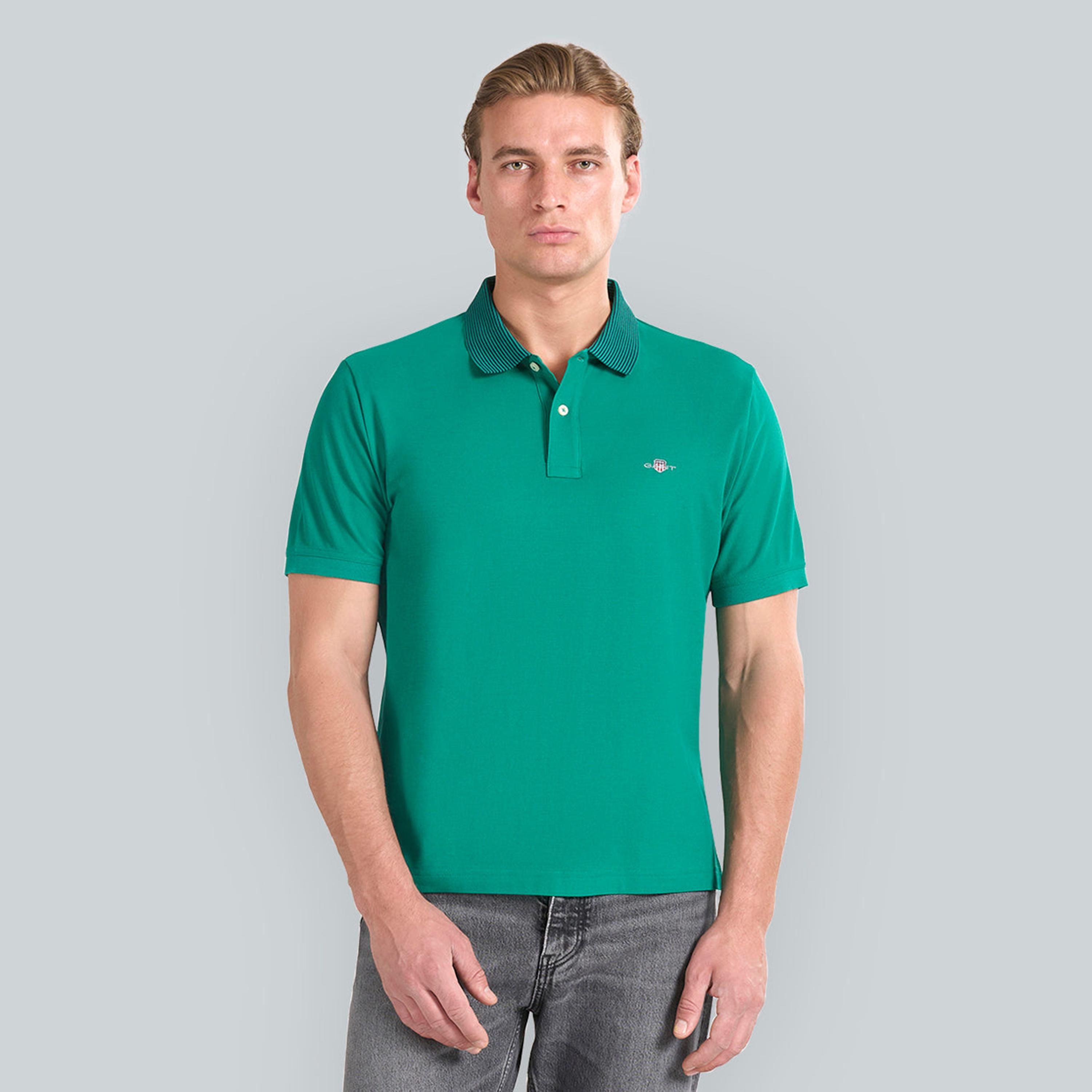 Gant Plain Collared Short Sleeves Men's Polo T-Shirt-men-clothing-tshirtsandpolos-polos-image-5