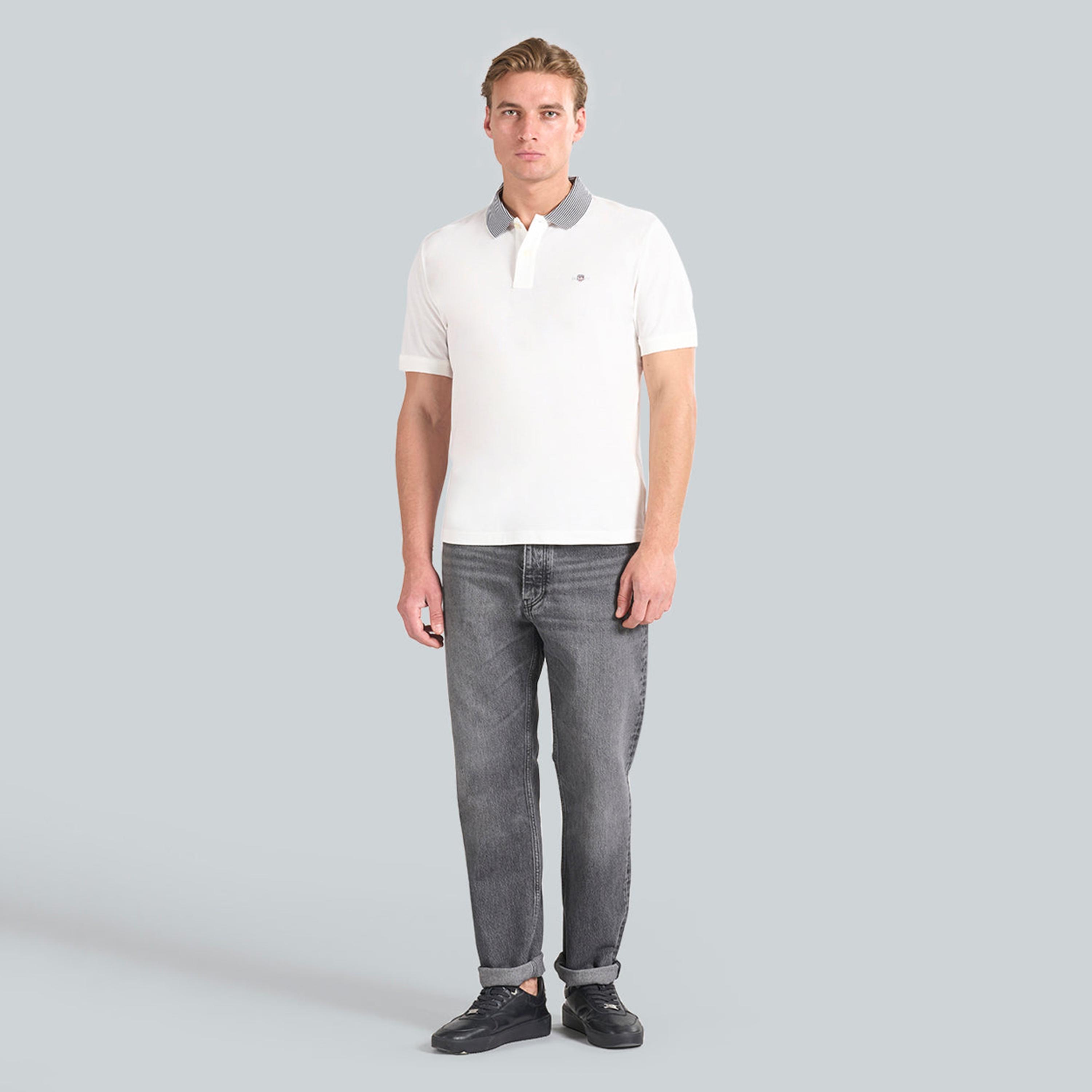 Gant Plain Collared Short Sleeves Men's Polo T-Shirt-men-clothing-tshirtsandpolos-polos-image-2