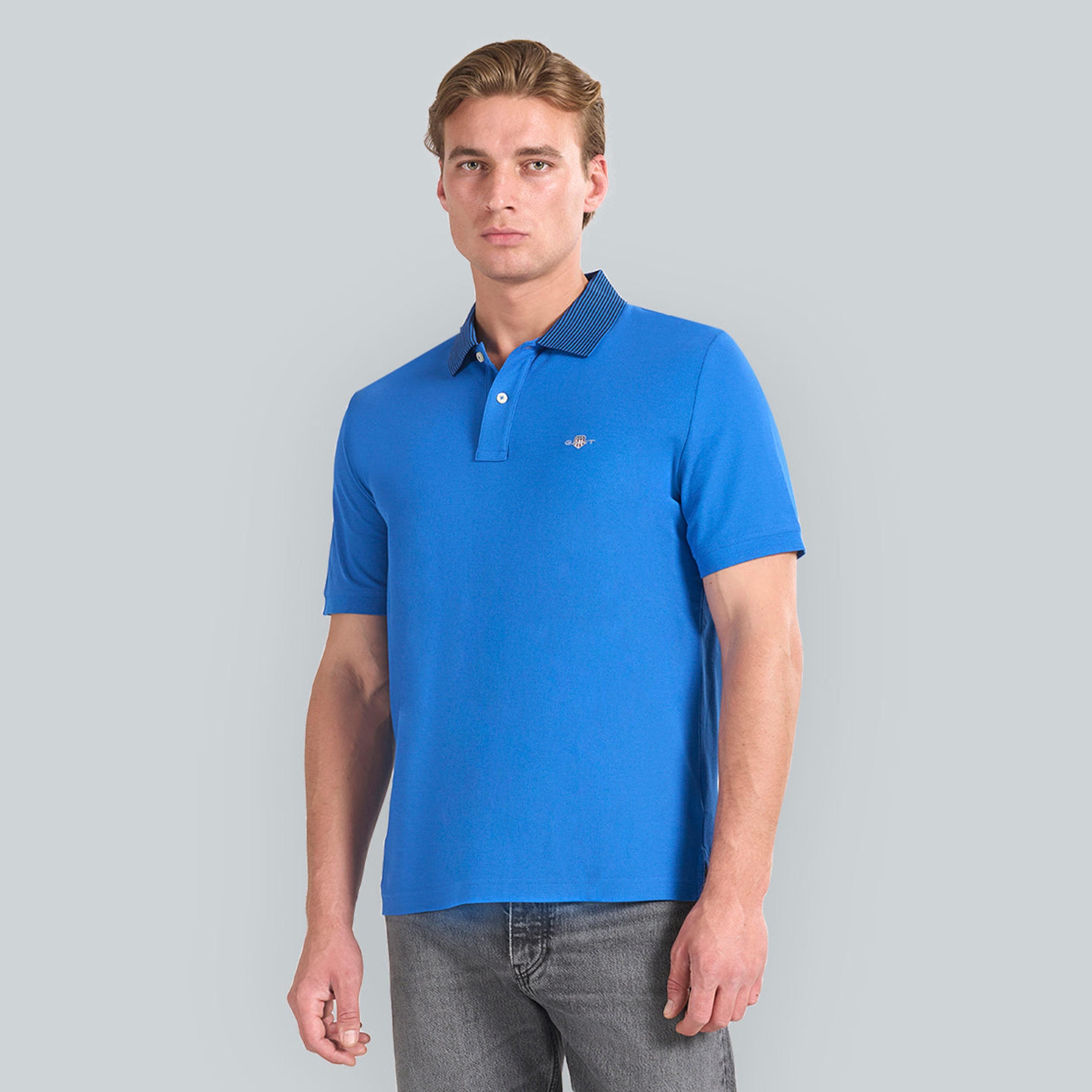 Gant Plain Collared Short Sleeves Men's Polo T-Shirt-men-clothing-tshirtsandpolos-polos-image-13