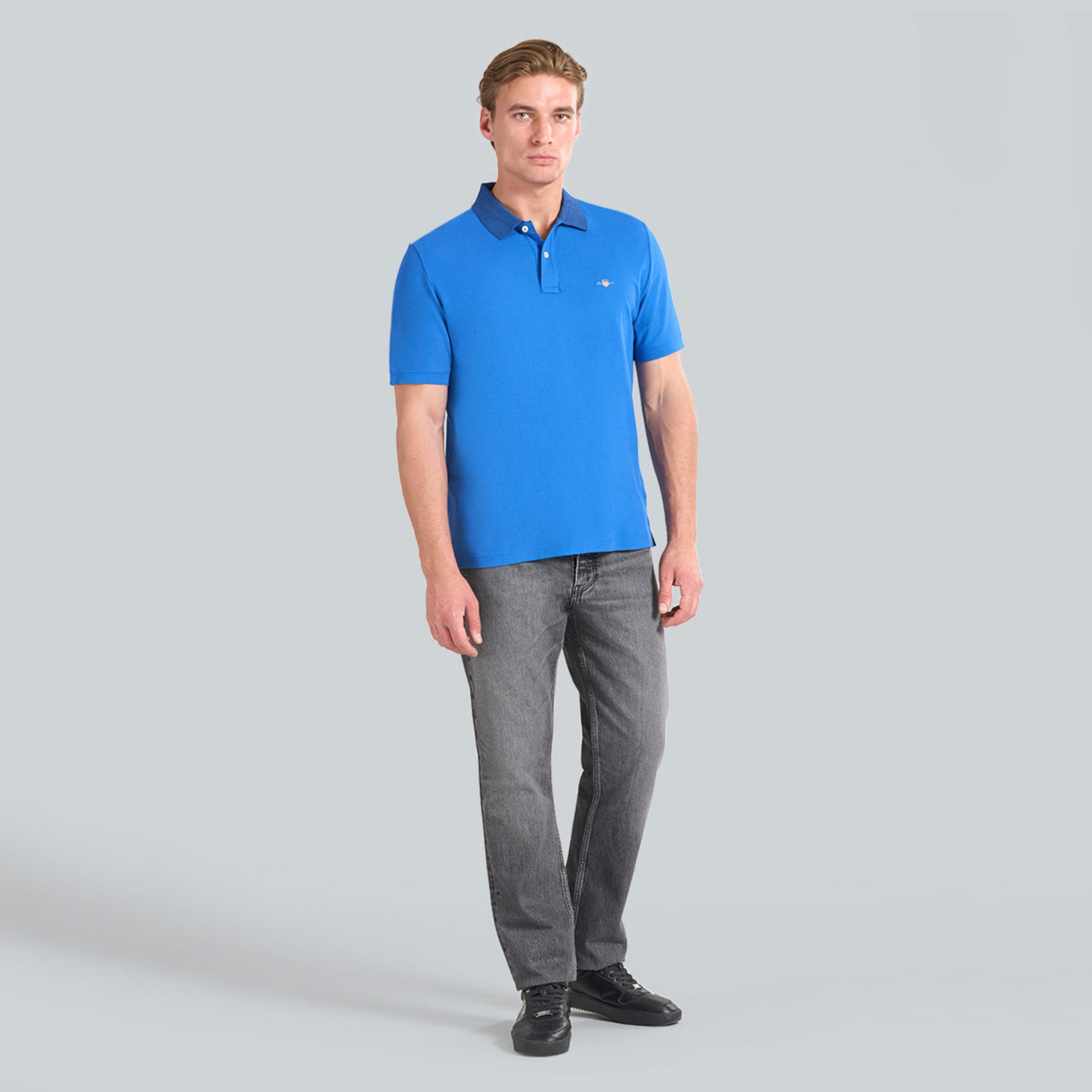 Gant Plain Collared Short Sleeves Men's Polo T-Shirt-men-clothing-tshirtsandpolos-polos-image-14