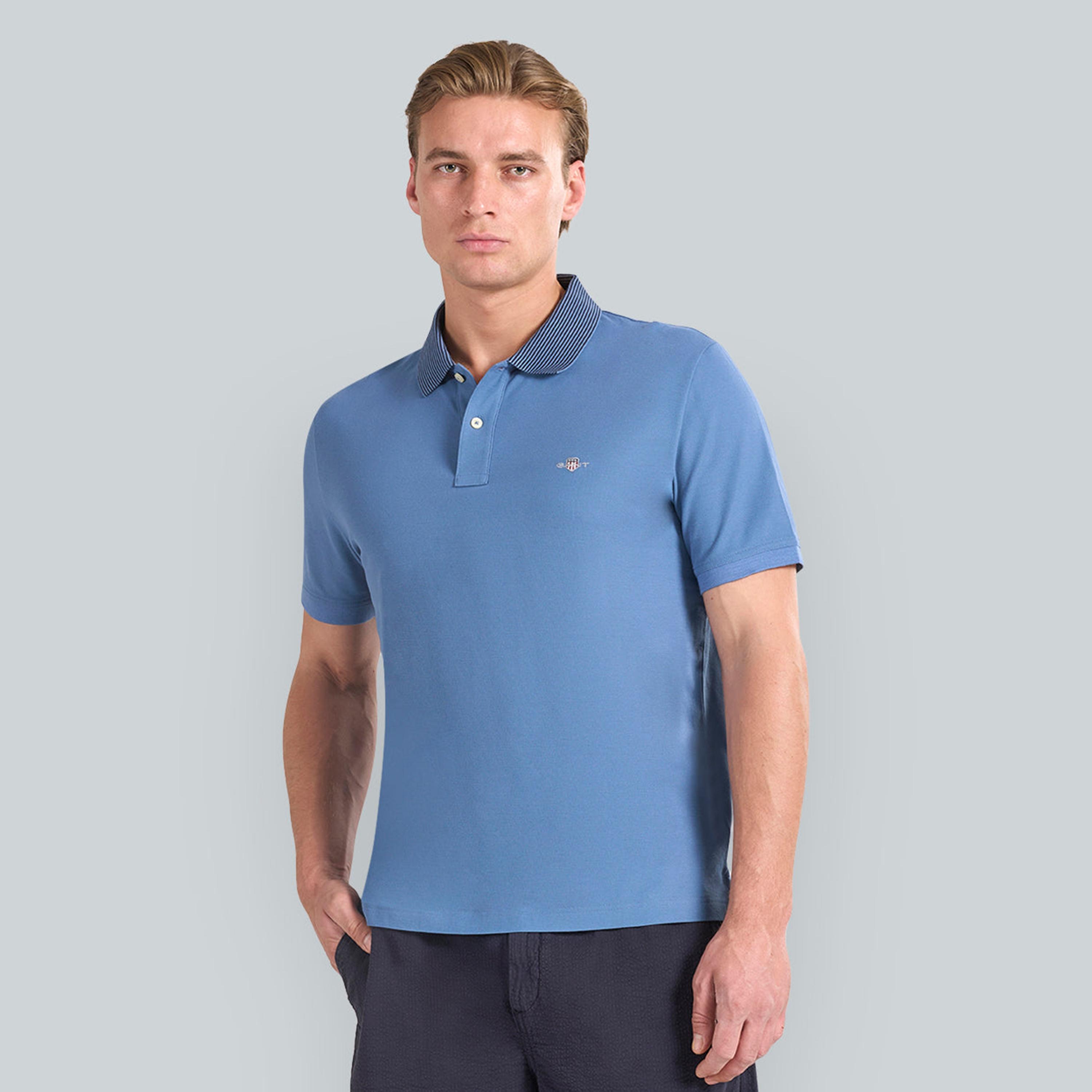 Gant Plain Collared Short Sleeves Men's Polo T-Shirt-men-clothing-tshirtsandpolos-polos-image-17