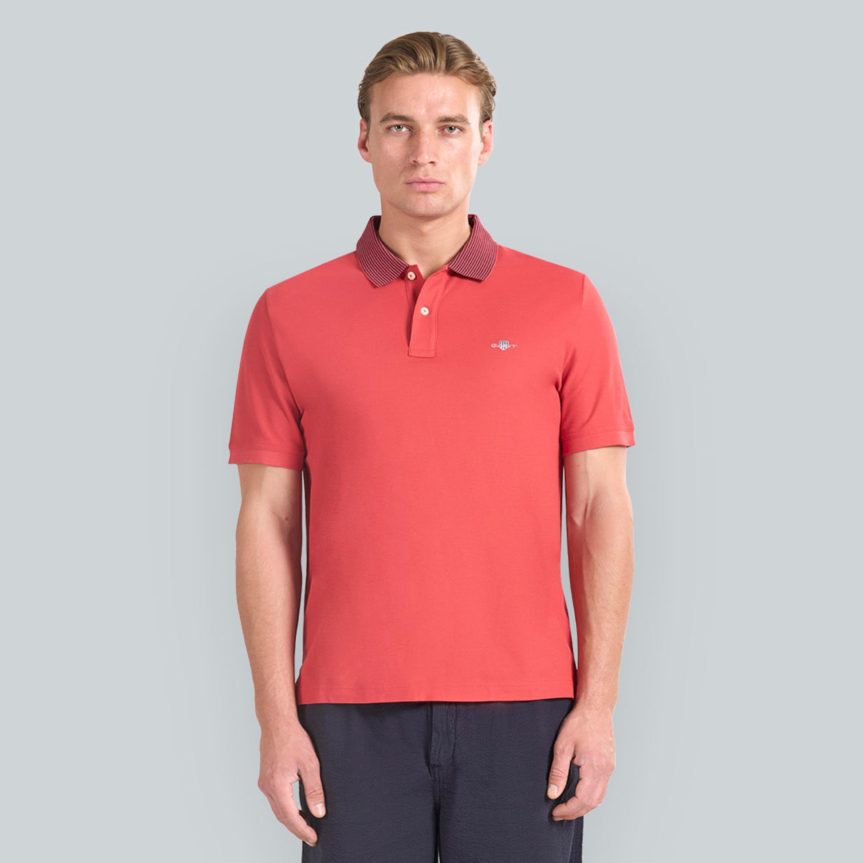 Gant Plain Collared Short Sleeves Men's Polo T-Shirt-men-clothing-tshirtsandpolos-polos-image-21
