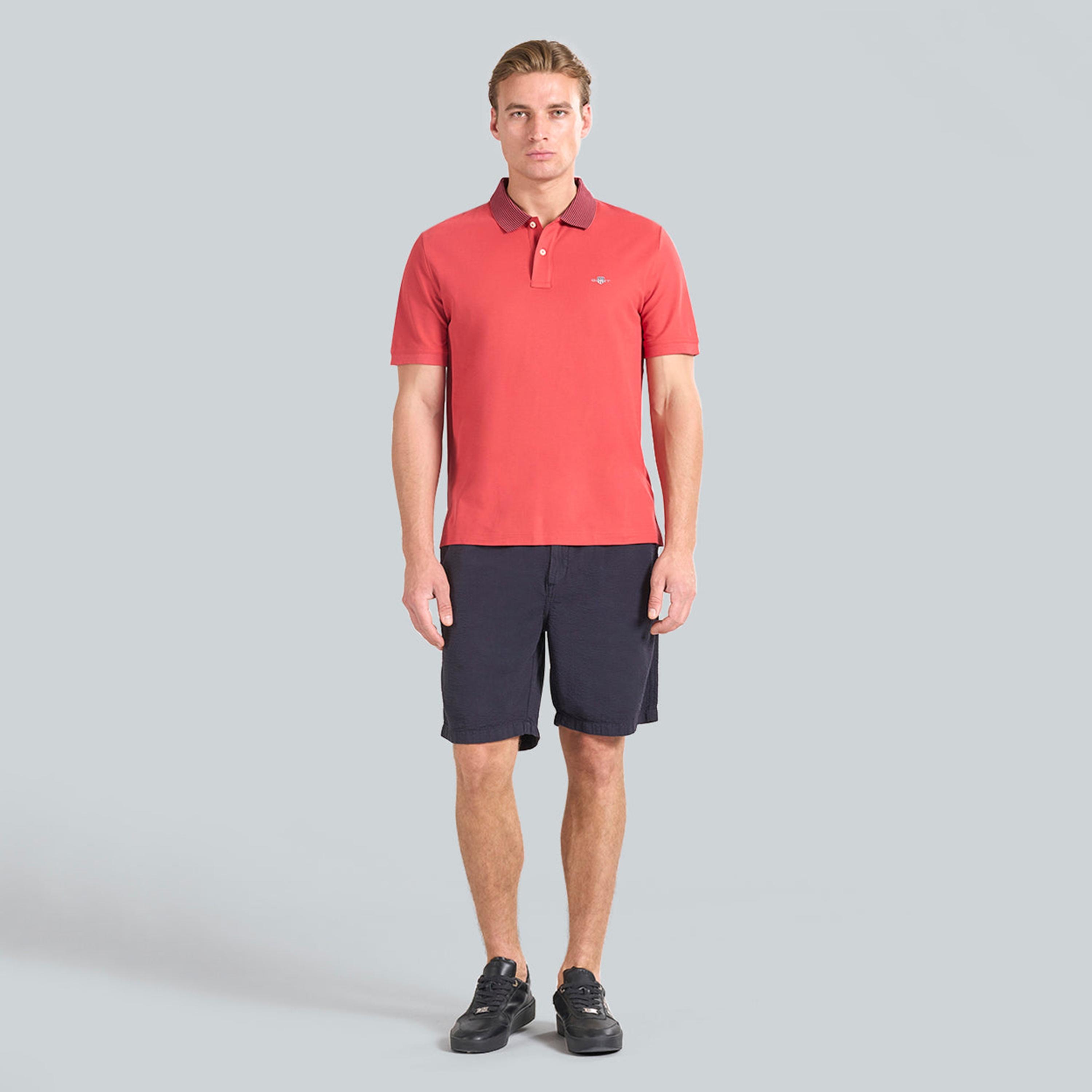 Gant Plain Collared Short Sleeves Men's Polo T-Shirt-men-clothing-tshirtsandpolos-polos-image-22