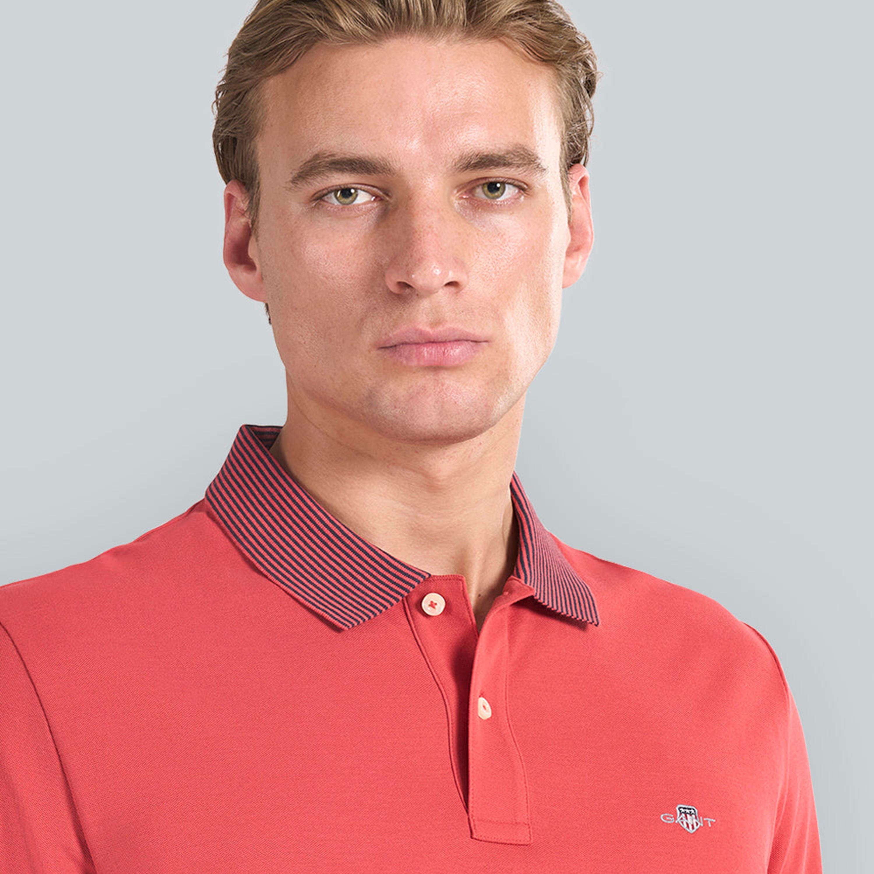 Gant Plain Collared Short Sleeves Men's Polo T-Shirt-men-clothing-tshirtsandpolos-polos-image-23