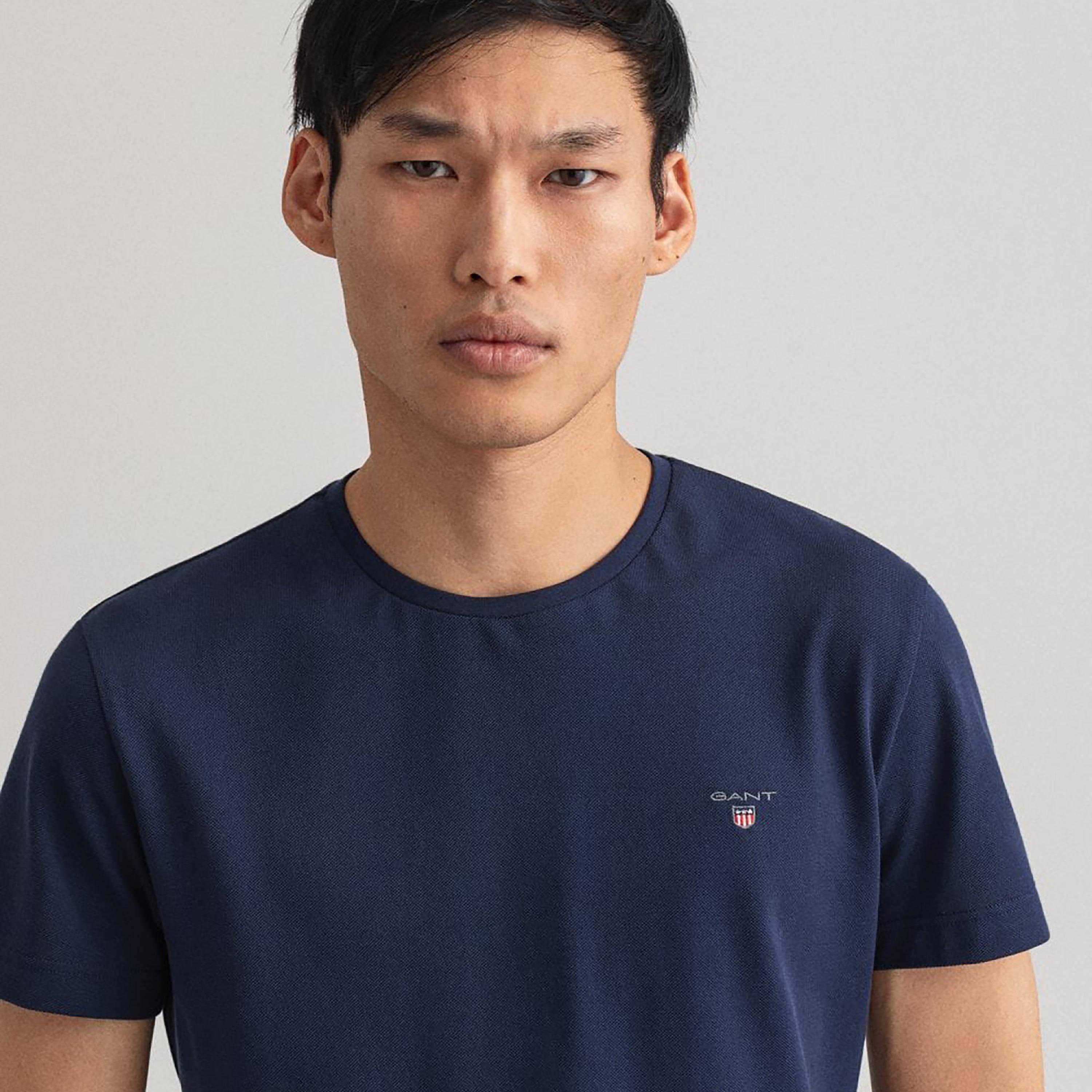 Gant Logo Detail Crew Neck Short Sleeves T-Shirt-men-clothing-tshirtsandpolos-tshirts-image-2