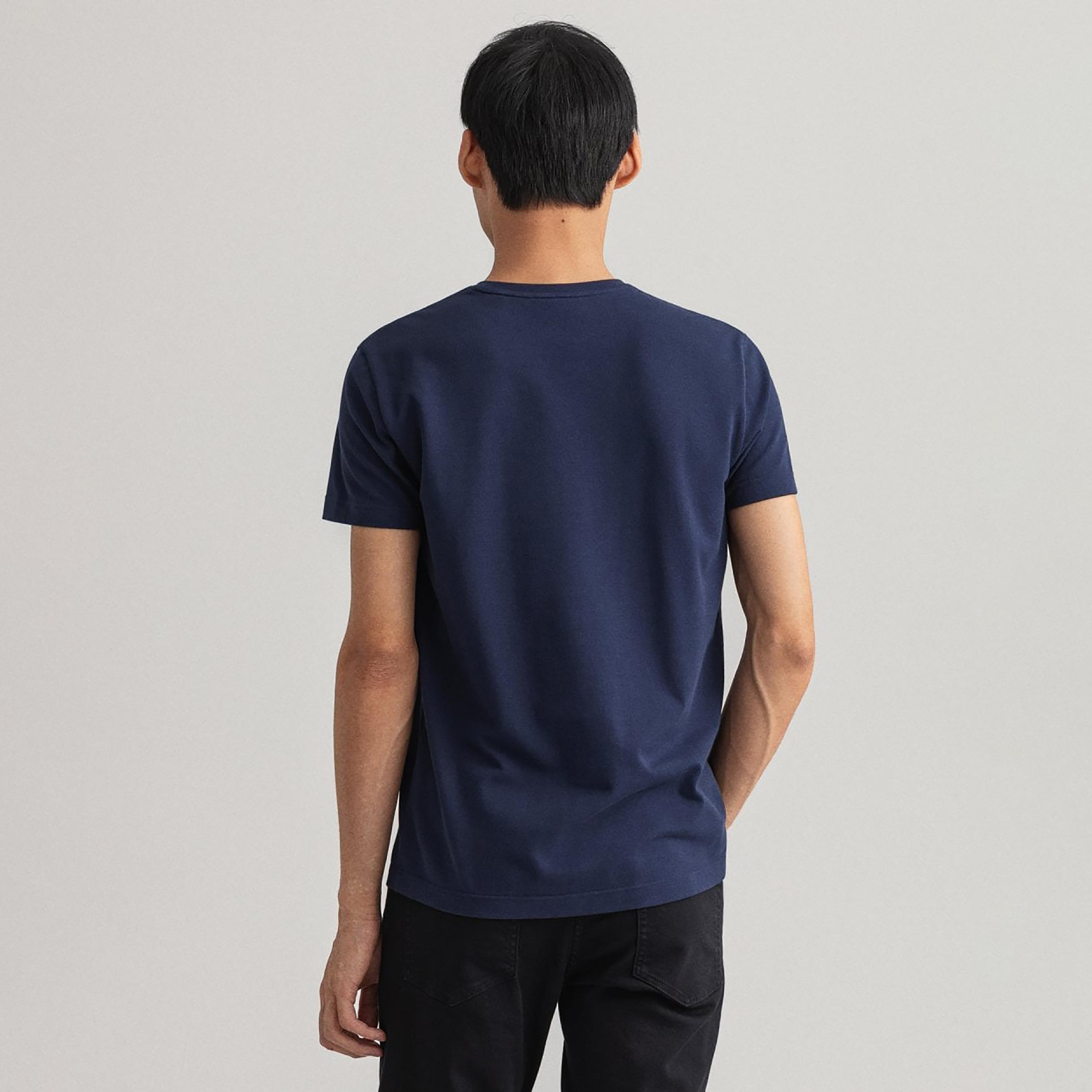 Gant Logo Detail Crew Neck Short Sleeves T-Shirt-men-clothing-tshirtsandpolos-tshirts-image-3