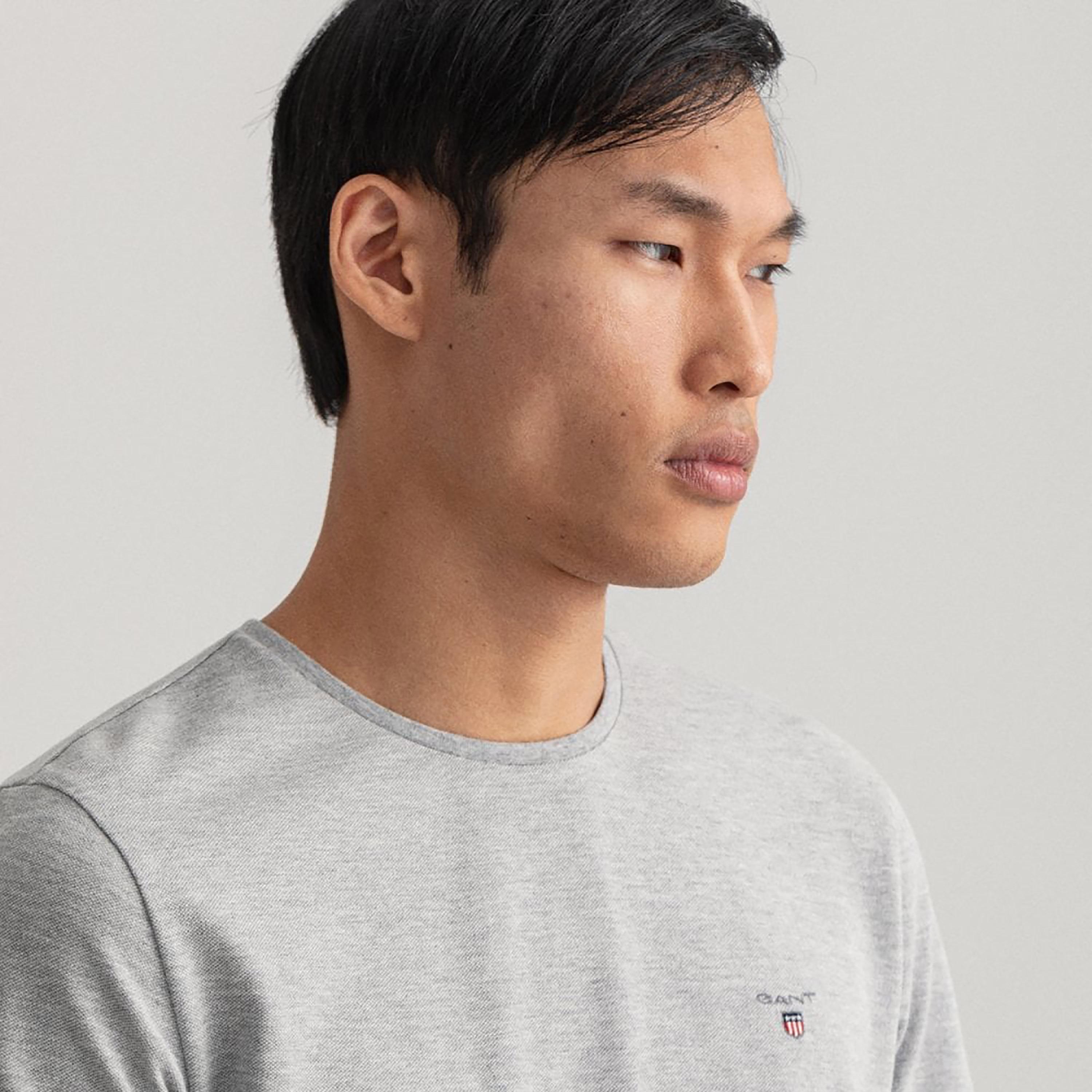 تي-شيرت جانت لوجو بأكمام قصيرة وياقة دائرية-men-clothing-tshirtsandpolos-tshirts-image-3