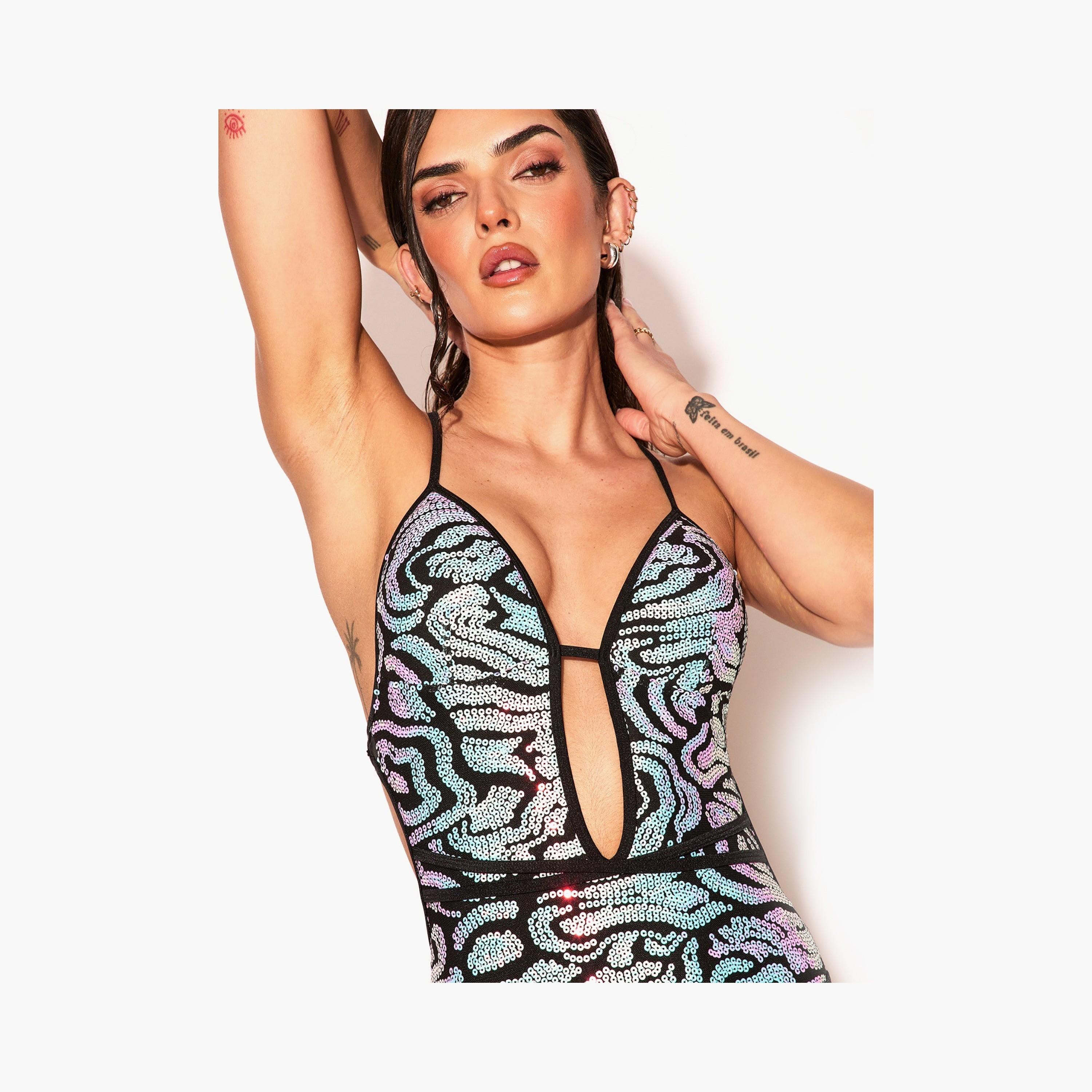 لباس سباحة نسائي بالترتر ووتر ريتريت من آن سمرز-women-clothing-swimandbeach-swimsuits-image-2