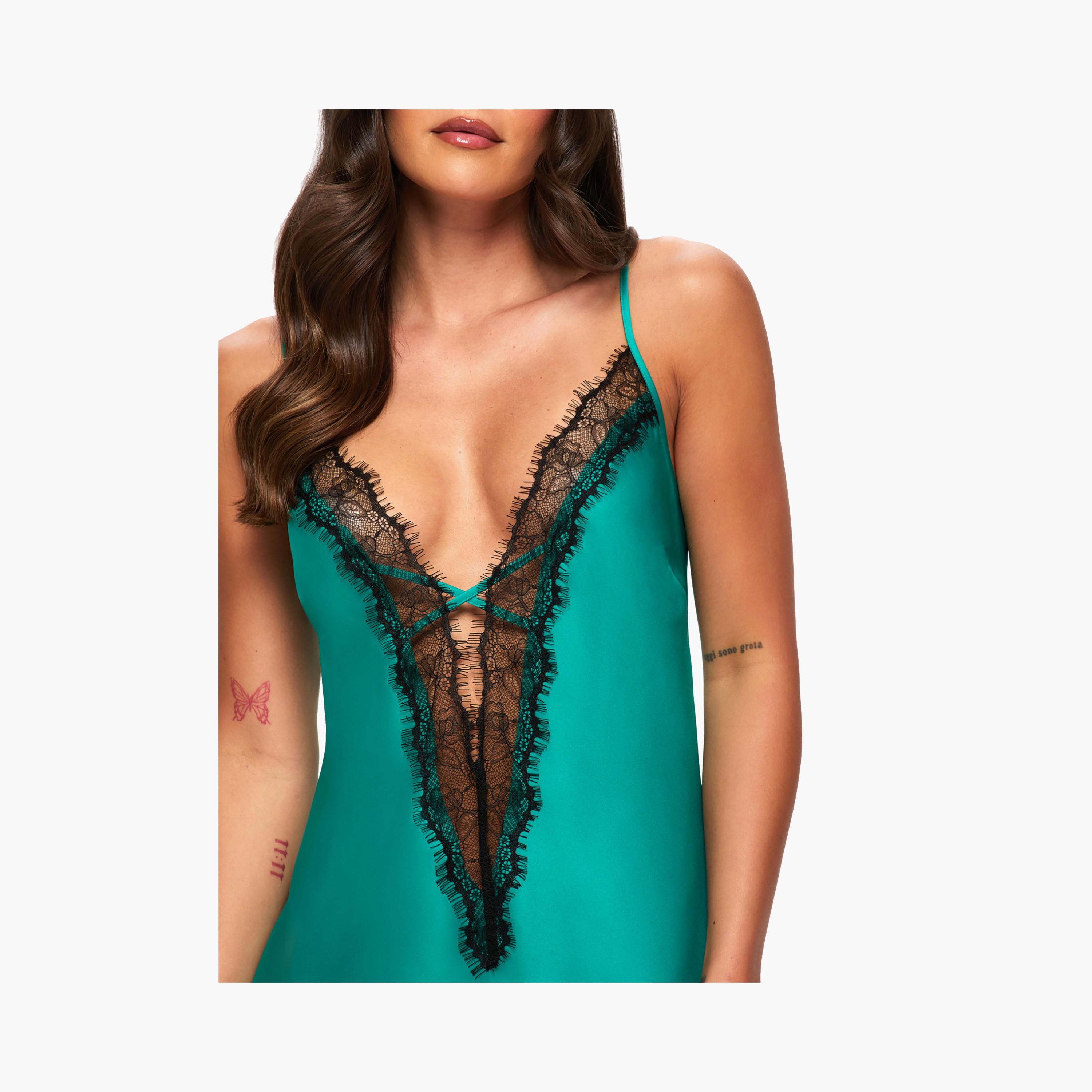 Ann Summers Lace Shoulder Straps Women's Sleeveless Chemise-women-clothing-nightwear-nighties-image-3