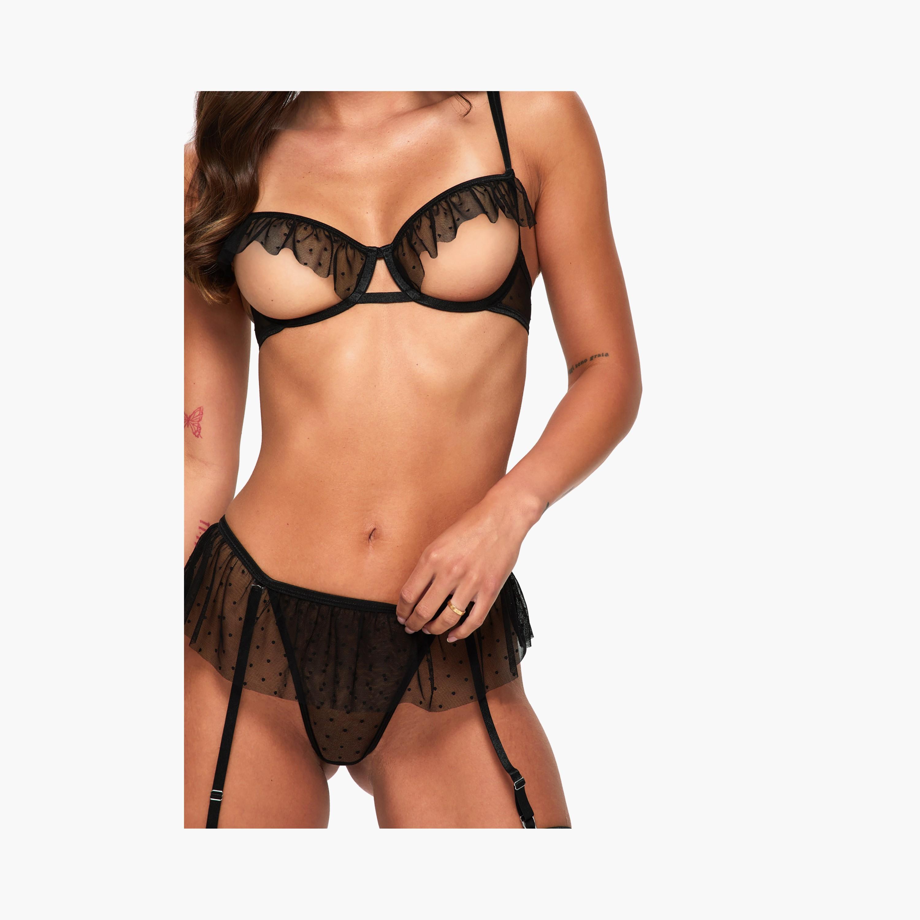 طقم من قطعتين حمالة صدر وسروال داخلي (ثونغ) نسائي من الدانتيل من آن سمرز-women-clothing-lingerie-lingeriesets-image-4