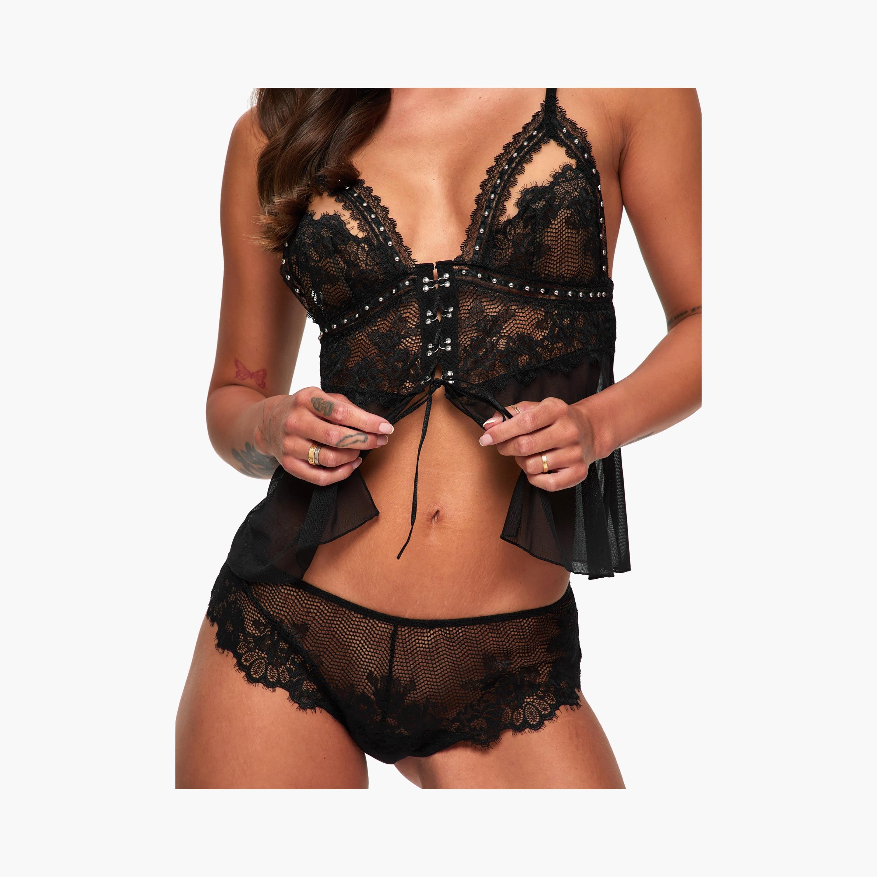 Ann Summers Set of 2 Lace Cami and Shorts-women-clothing-nightwear-pyjamas-shortsets-image-2