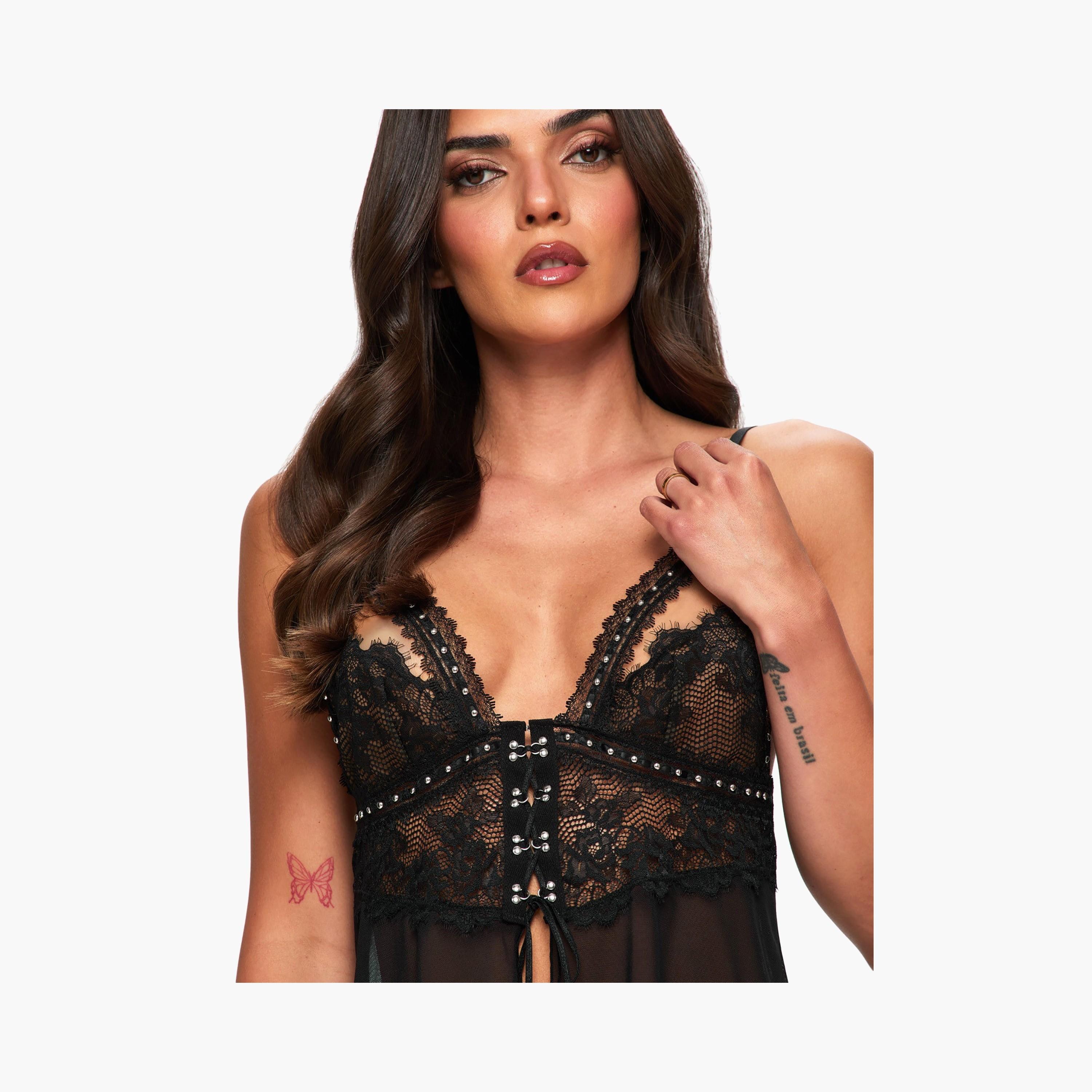 Ann Summers Set of 2 Lace Cami and Shorts-women-clothing-nightwear-pyjamas-shortsets-image-3