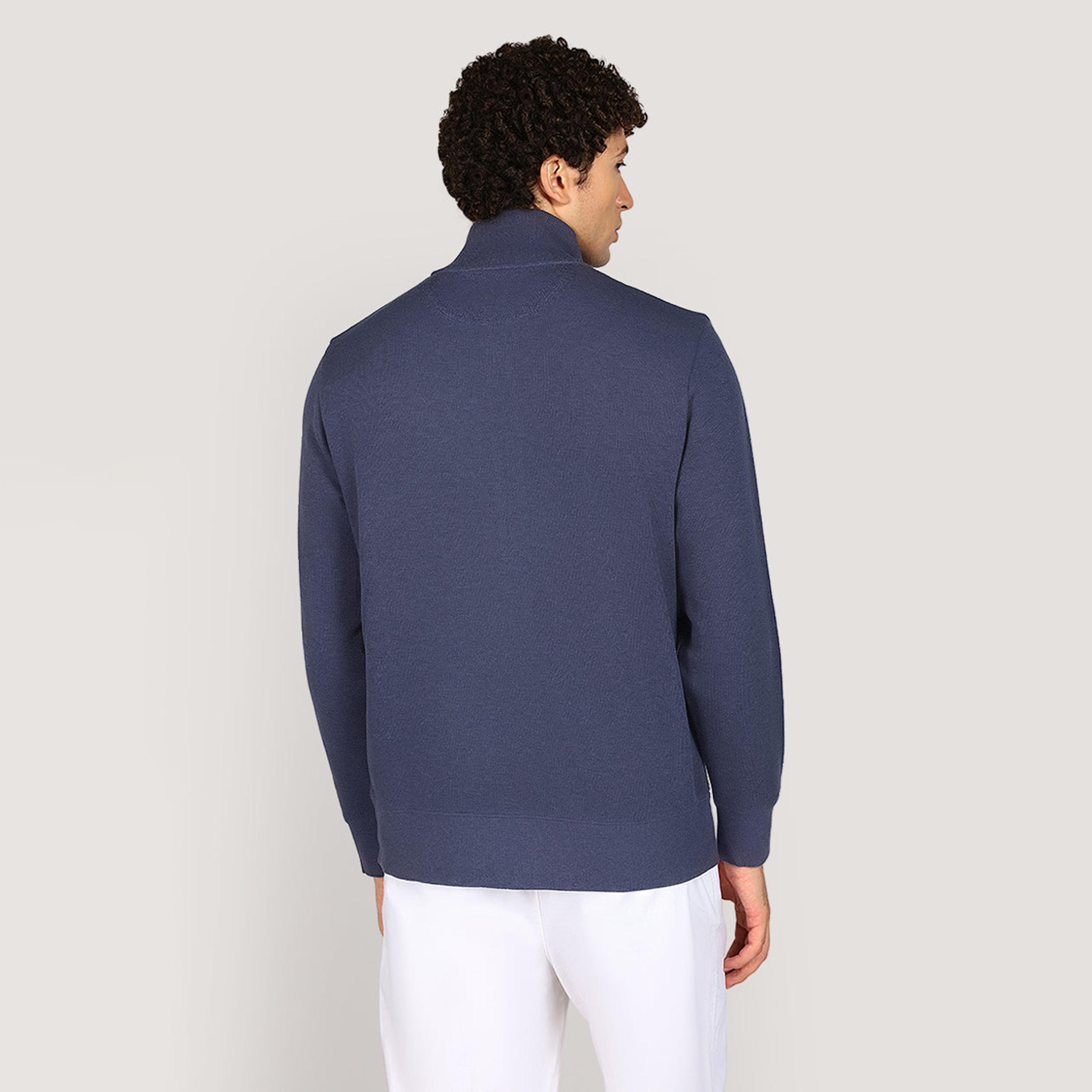كارديجان رجالي بياقة عالية وأكمام طويلة، سادة من جانت-men-clothing-sweatersandpullovers-image-12