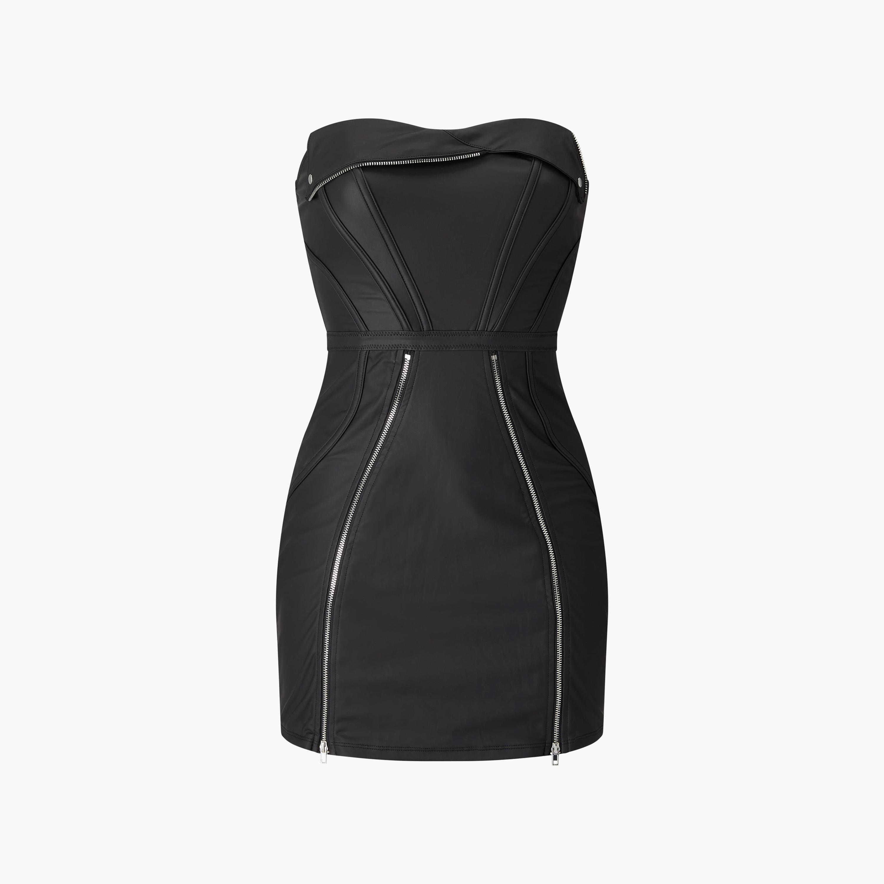Ann Summers Rebel Temptress Black Plain Non-Wired Light Support Unlined Women's Dress-women-clothing-lingerie-babydollsandbodysuits-image-5