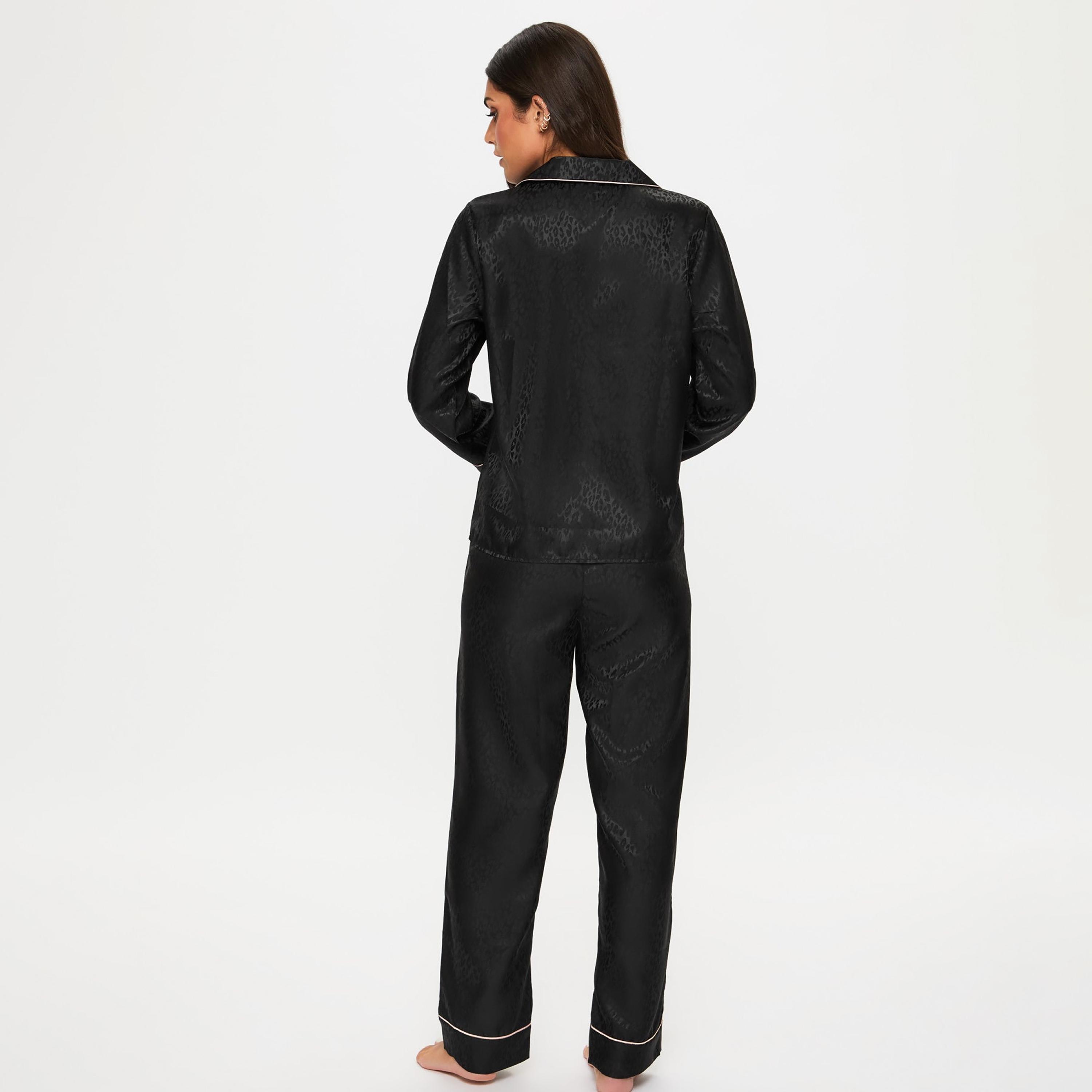 Ann Summers Women's Animal Print Shirt & Pyjamas Set-women-clothing-nightwear-pyjamas-longsets-image-5