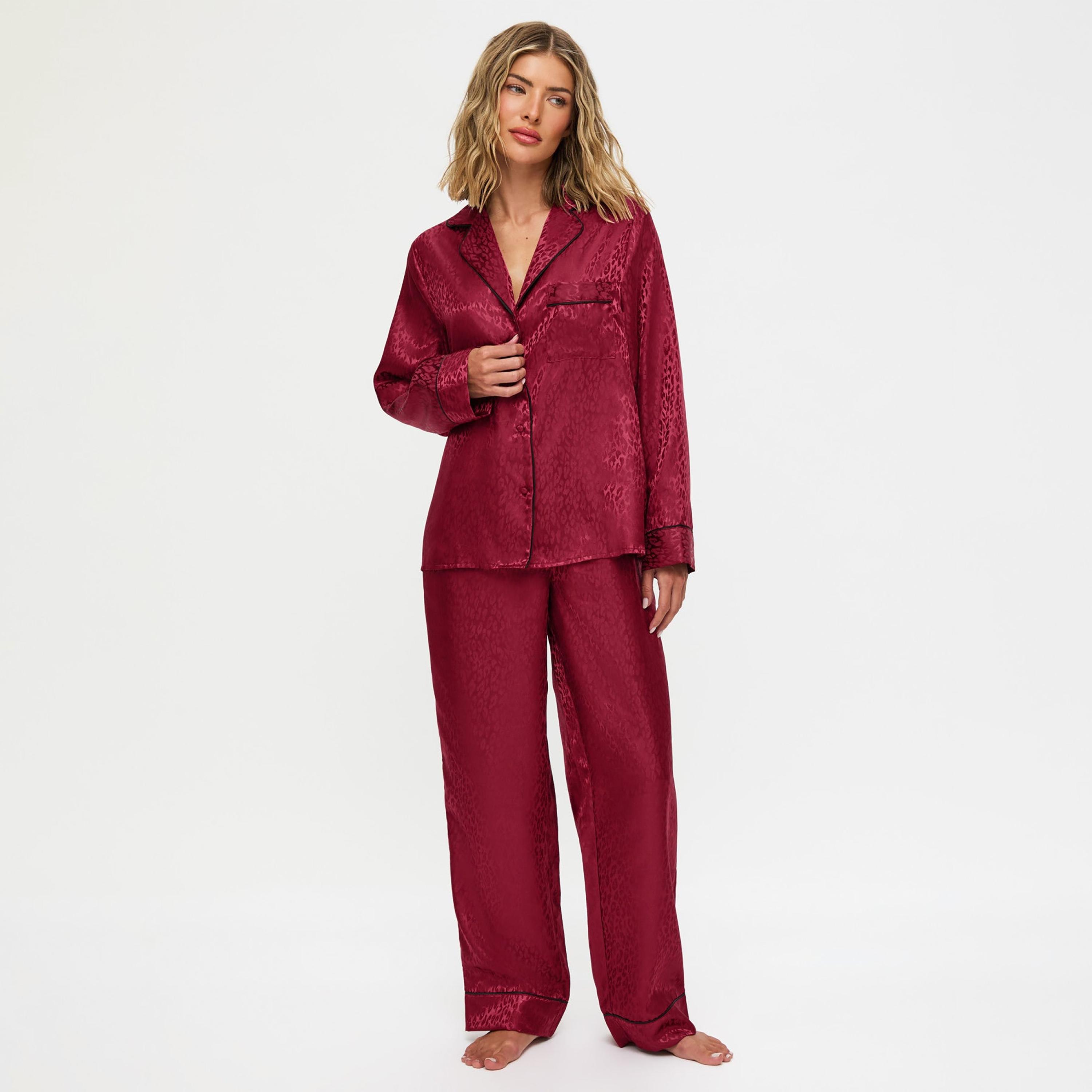 Ann Summers Women's Animal Print Shirt & Pyjamas Set-women-clothing-nightwear-pyjamas-longsets-image-6