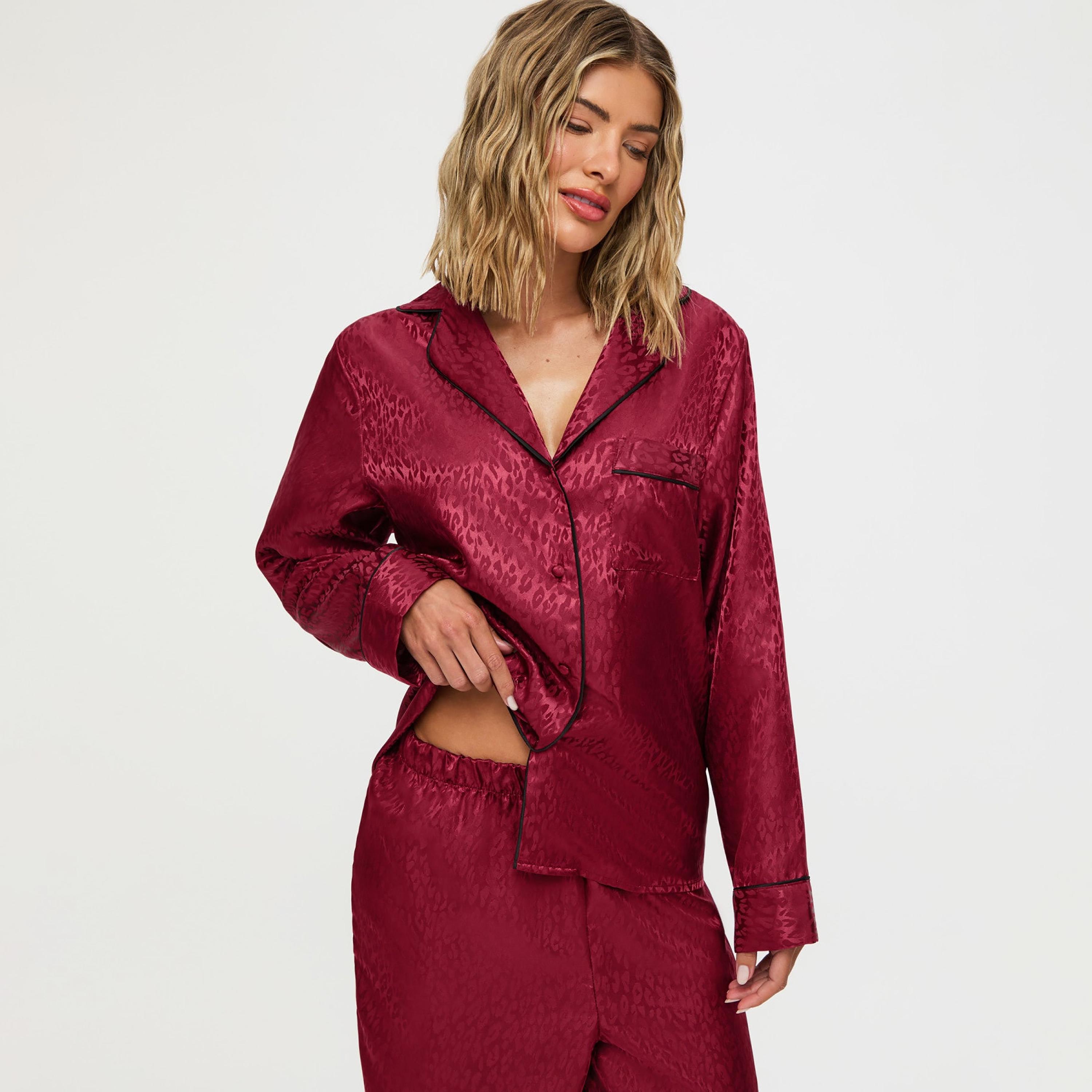 Ann Summers Women's Animal Print Shirt & Pyjamas Set-women-clothing-nightwear-pyjamas-longsets-image-9