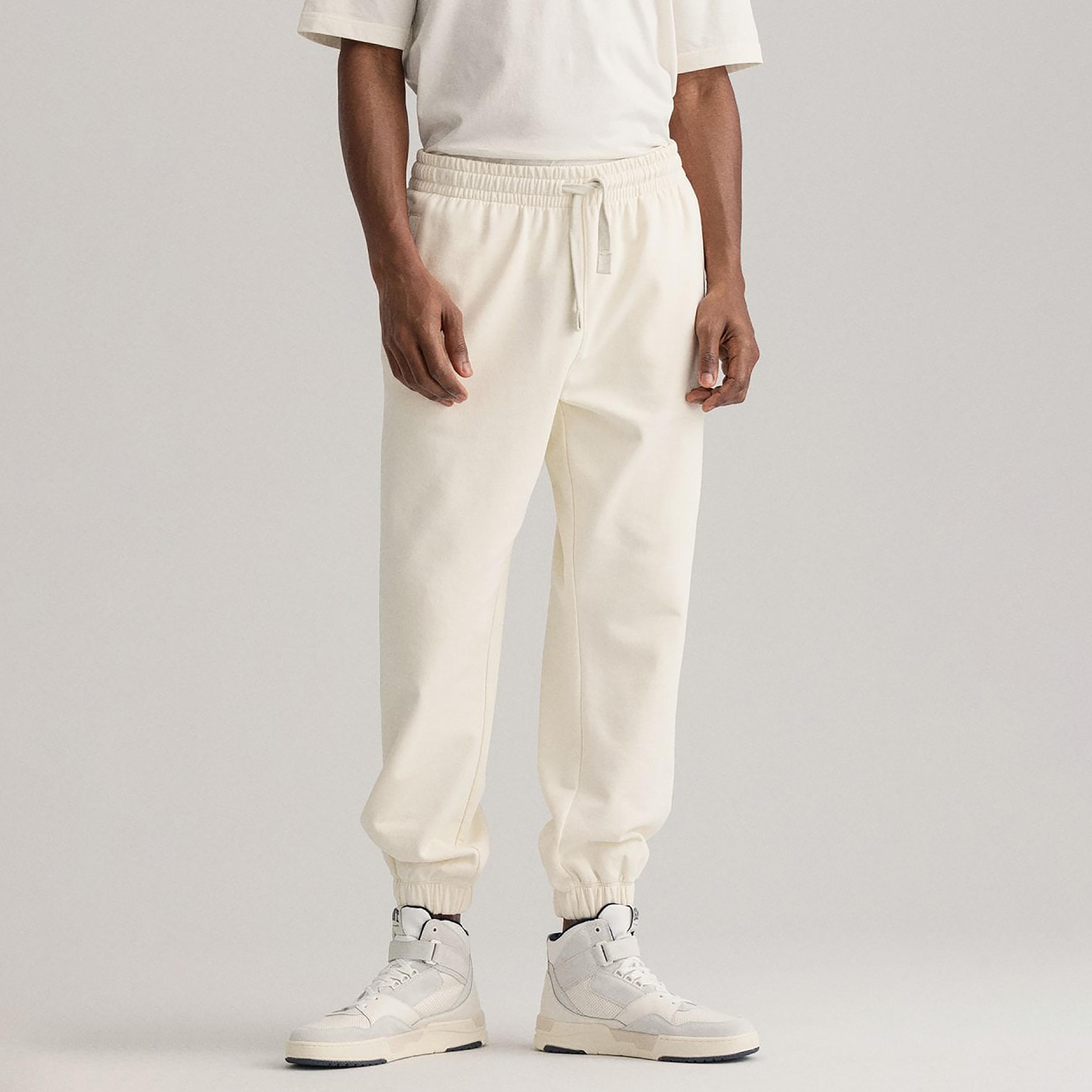 Gant Plain Mid-Rise Drawstring Sweatpants-men-clothing-bottoms-joggers-image-1