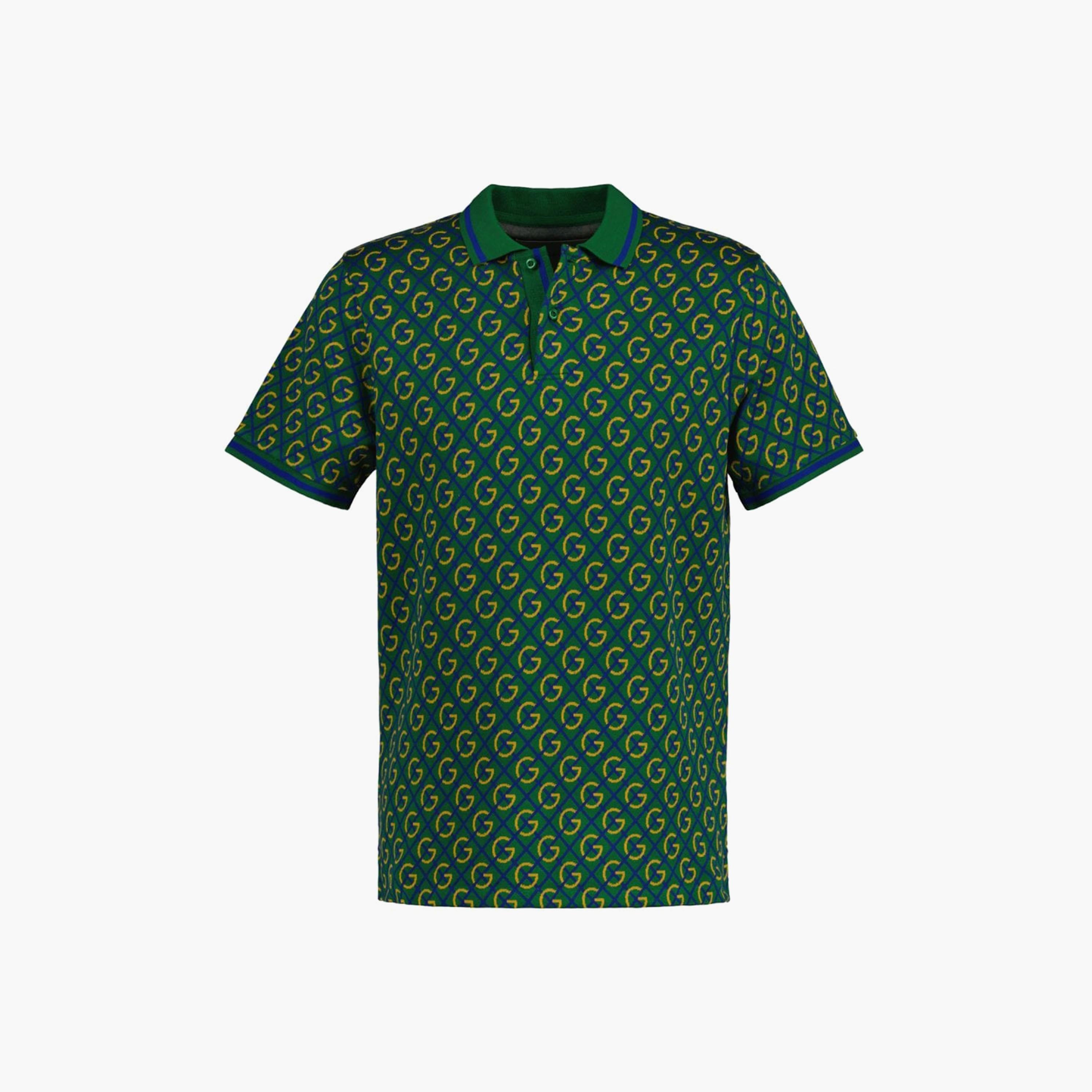 Gant Geometric Collared Short Sleeves Polo T-Shirt-men-clothing-tshirtsandpolos-polos-image-1