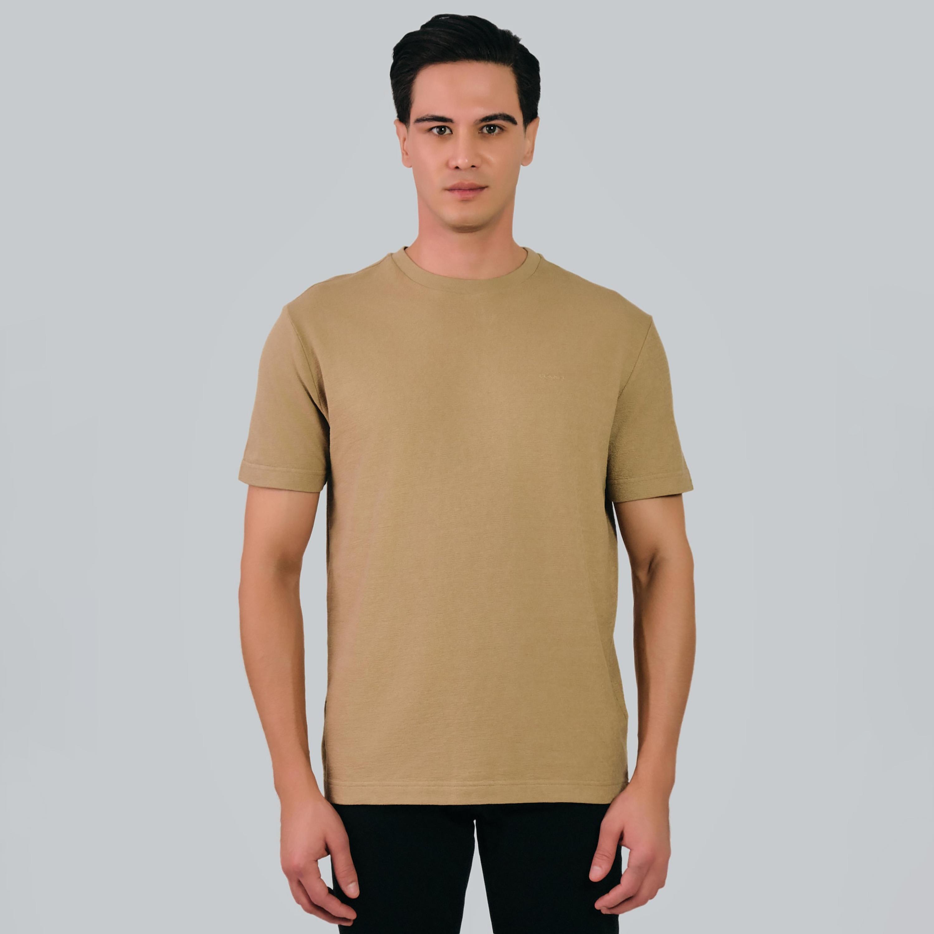 تي شيرت رجالي برقبة دائرية وأكمام قصيرة من غانت-men-clothing-tshirtsandpolos-tshirts-image-5