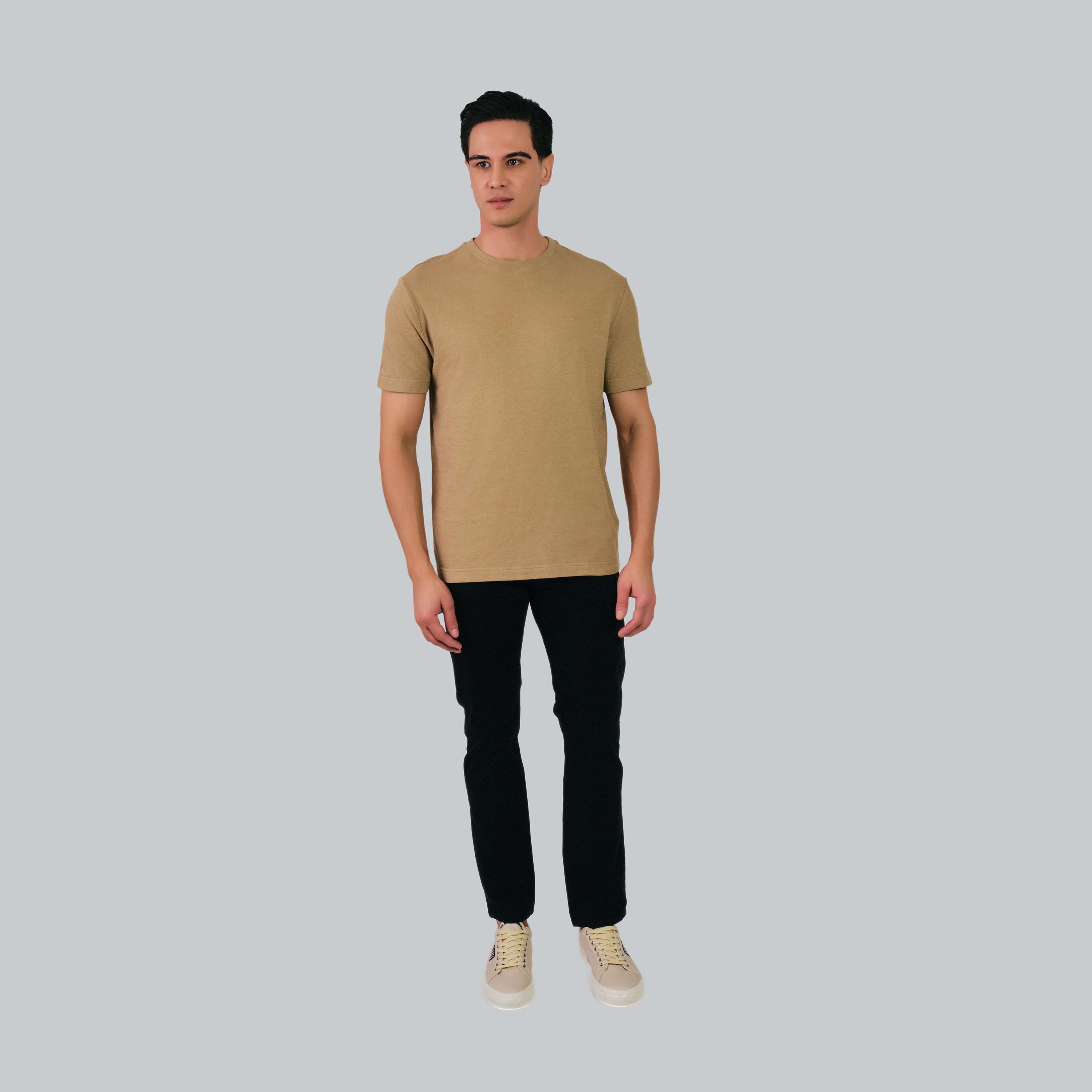 تي شيرت رجالي برقبة دائرية وأكمام قصيرة من غانت-men-clothing-tshirtsandpolos-tshirts-image-6