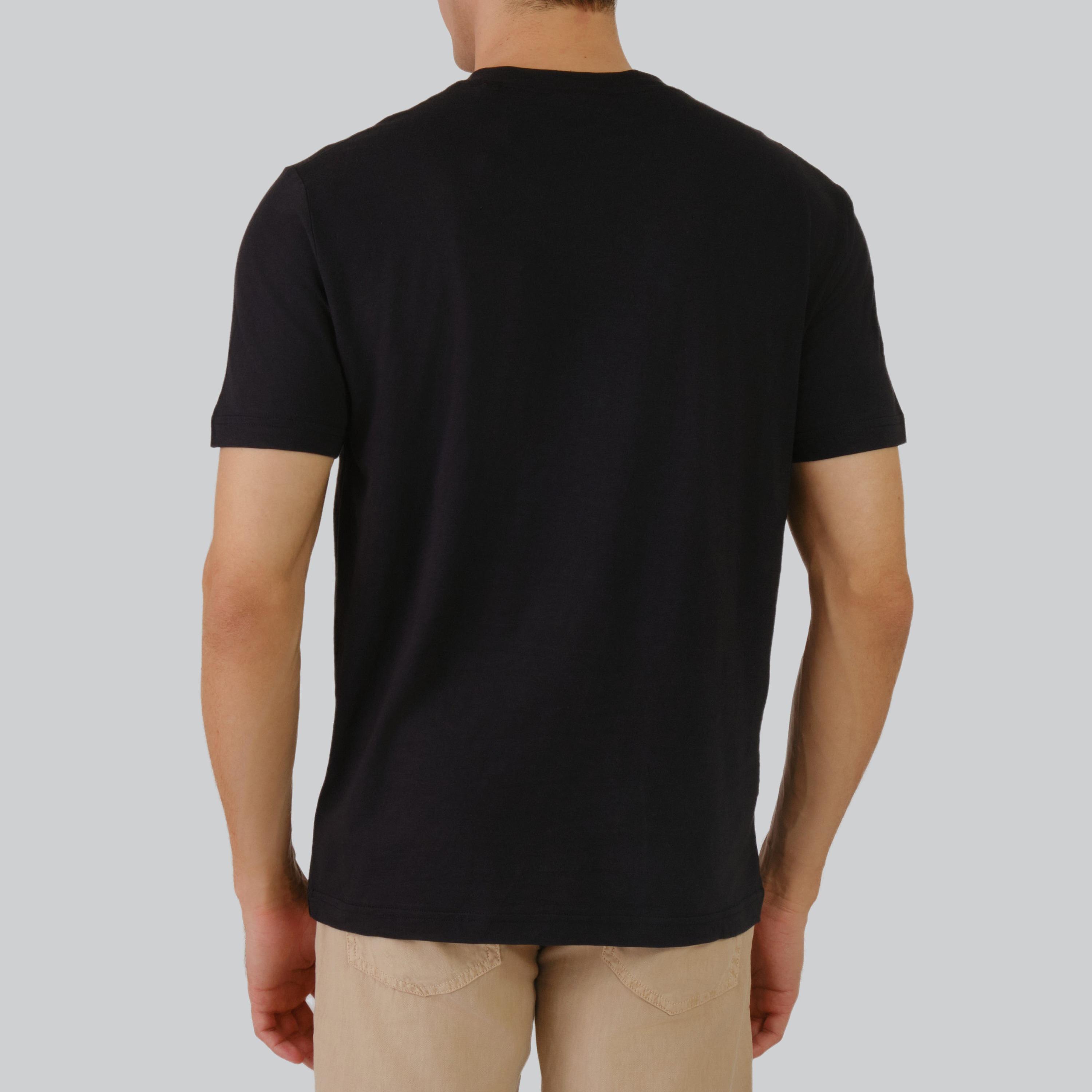 Gant Plain Round Neck Short Sleeves Men's T-Shirt-men-clothing-tshirtsandpolos-tshirts-image-3