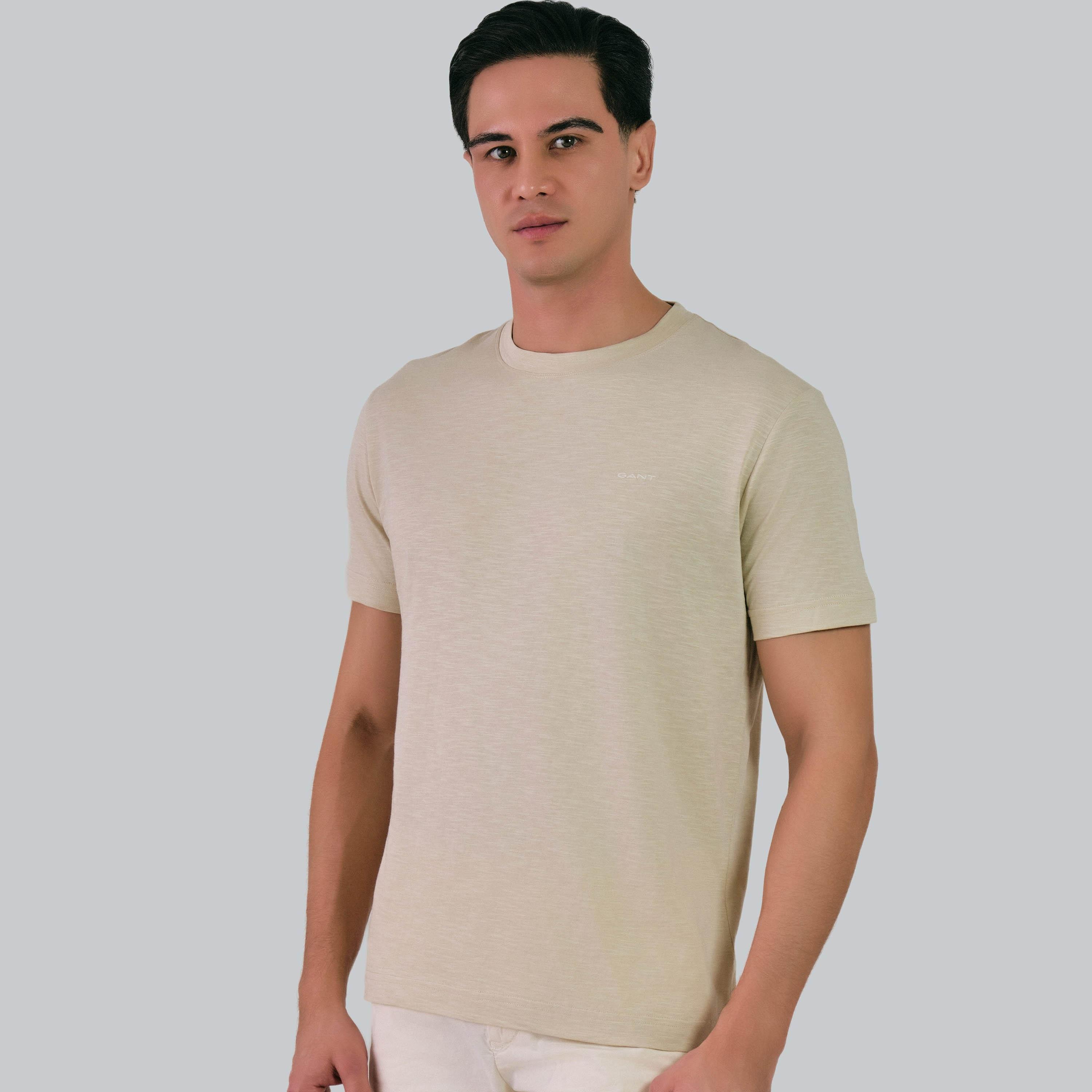 تي شيرت رجالي برقبة دائرية وأكمام قصيرة من غانت-men-clothing-tshirtsandpolos-tshirts-image-5
