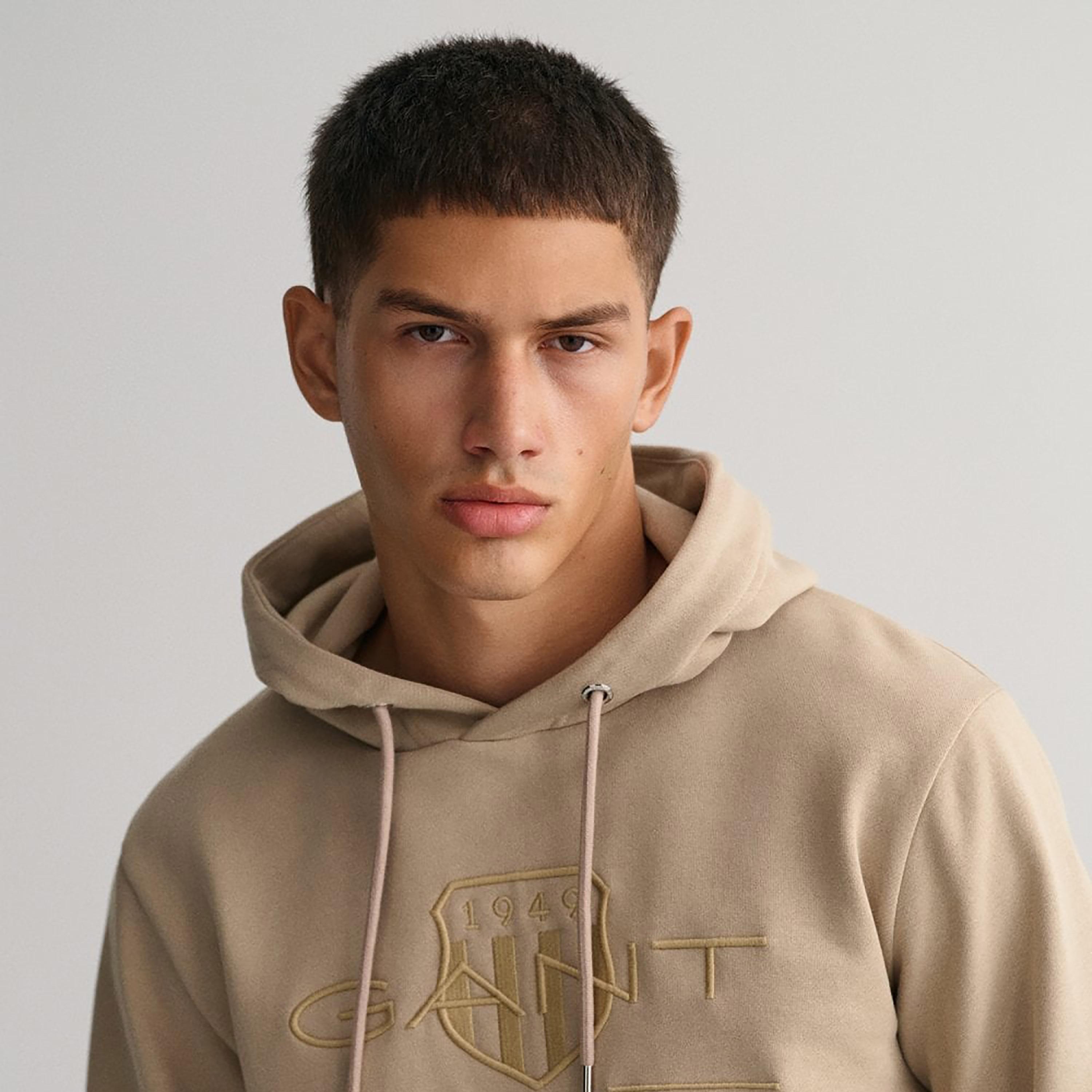 Gant Embroidered Logo Drawstring Hoodie-men-winterwear-hoodiesandsweatshirts-image-2