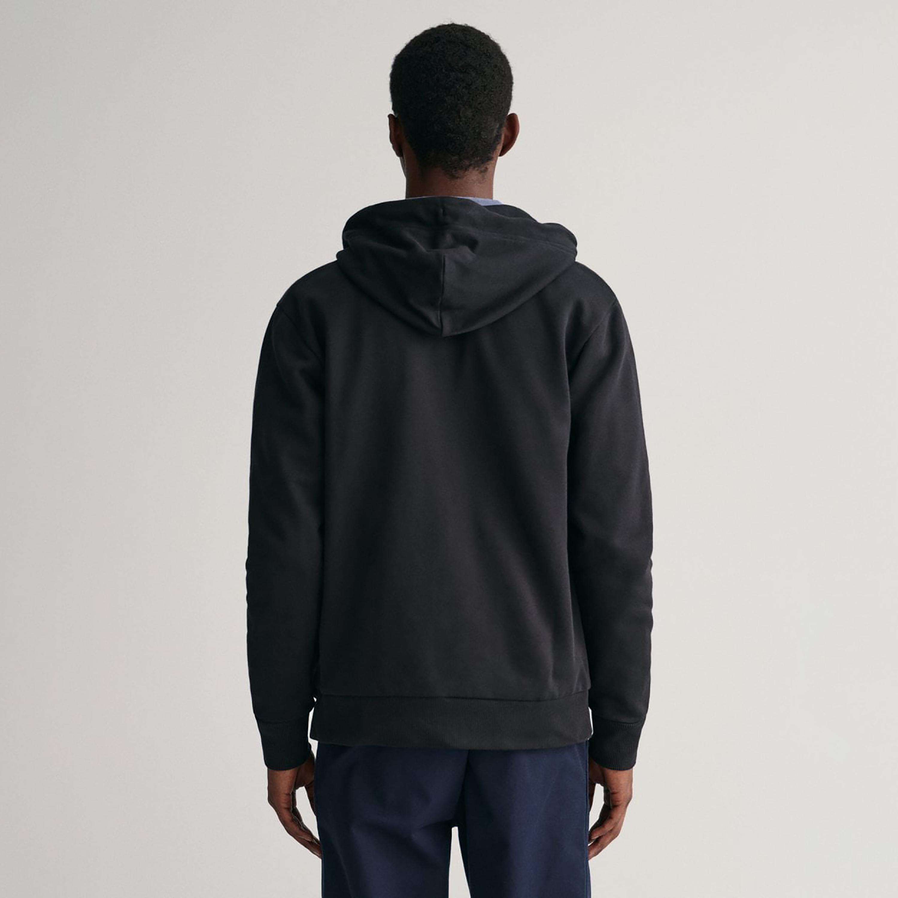 Gant Embroidered Logo Zip Through Hoodie-men-winterwear-hoodiesandsweatshirts-image-4