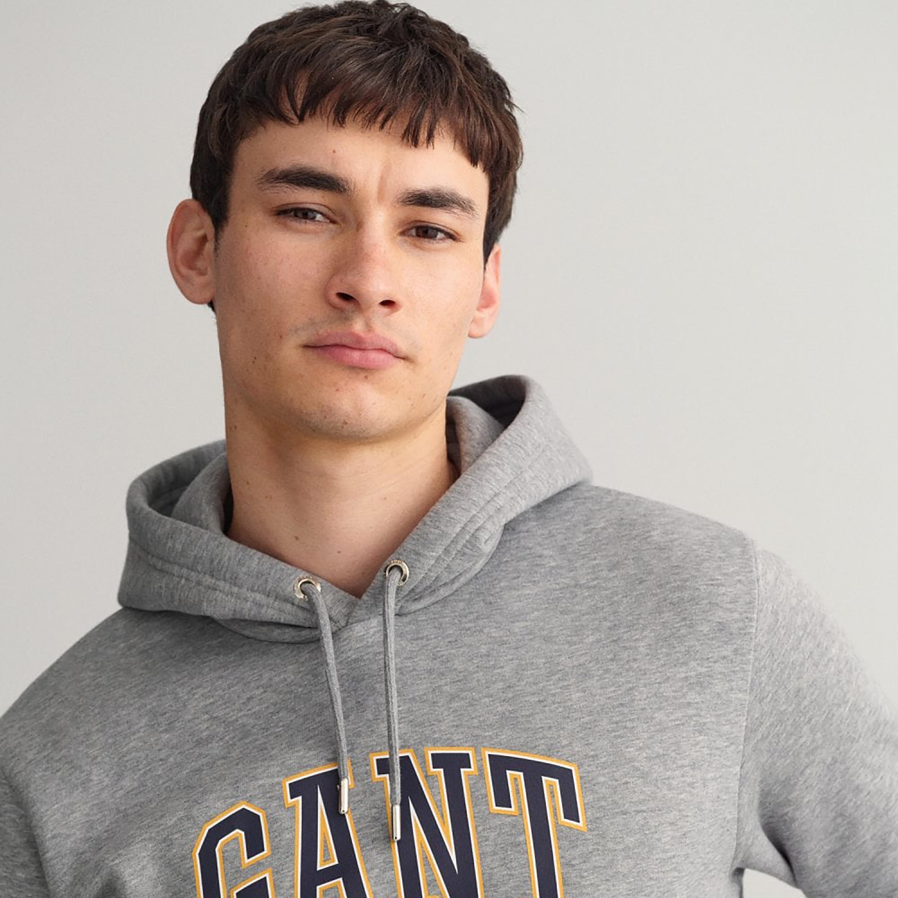 Gant Logo Print Hooded Neck Sweatshirt-men-winterwear-hoodiesandsweatshirts-image-3