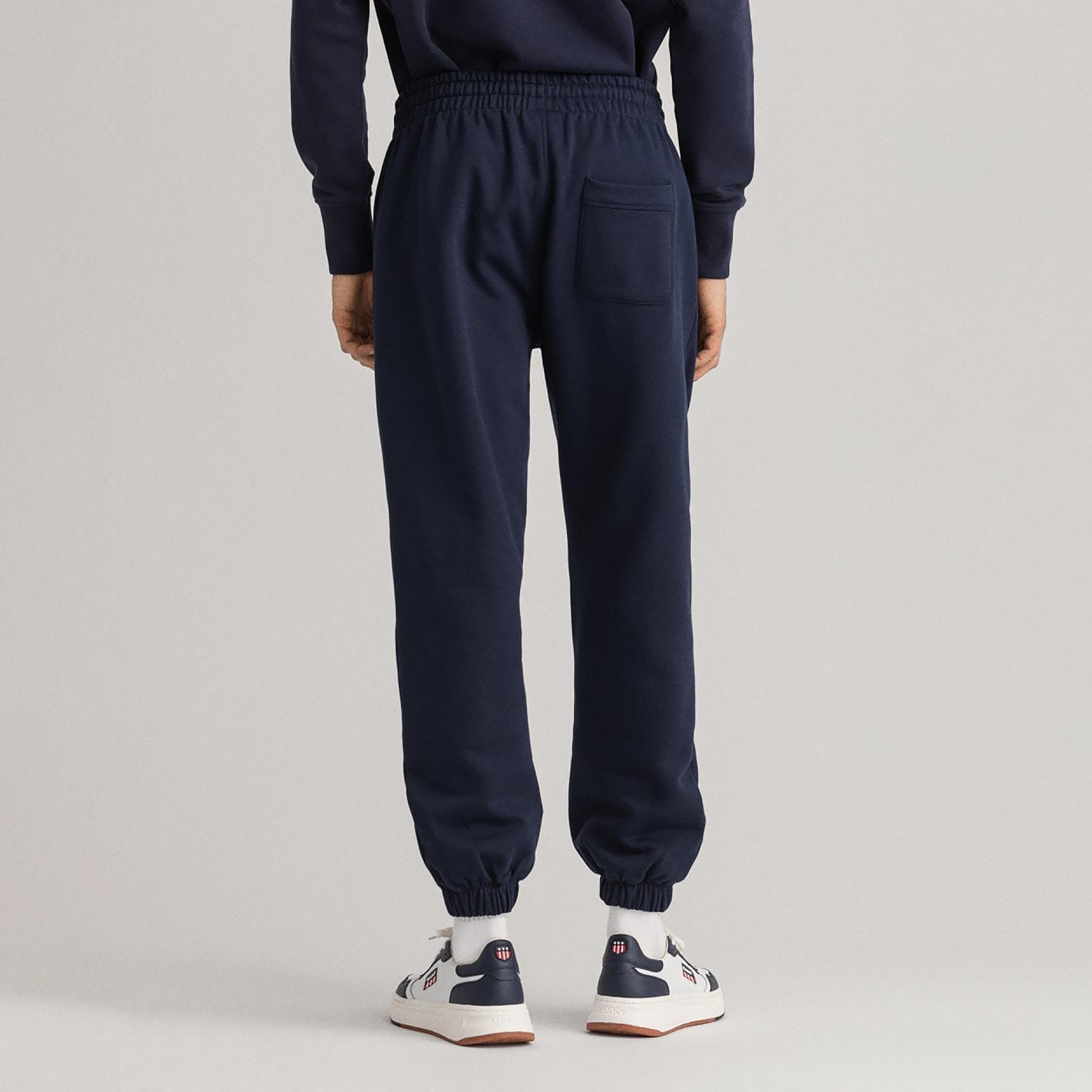 Gant Plain Mid-Rise Drawstring Sweatpants-men-clothing-bottoms-joggers-image-4