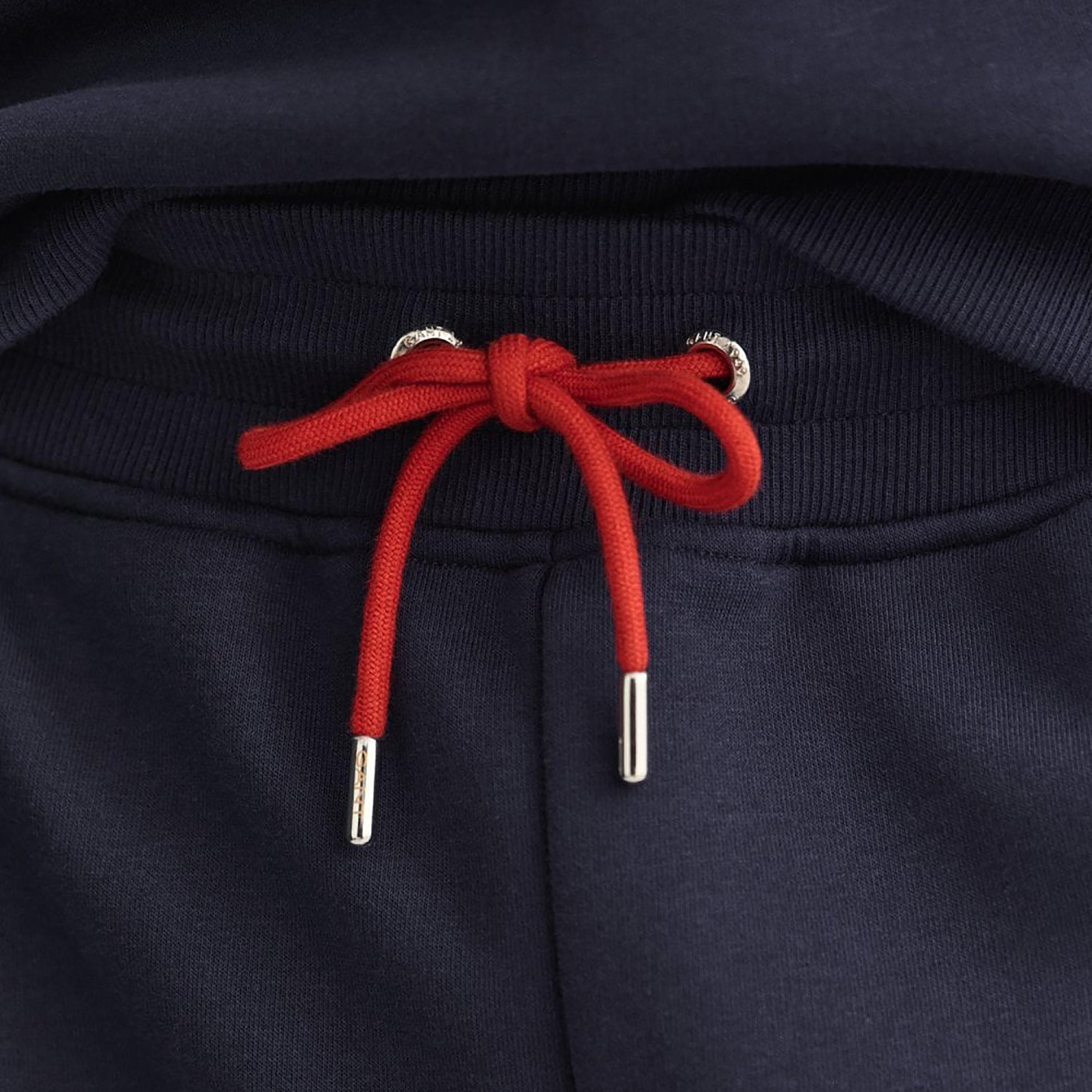 بنطال رياضي برباط متوسط الارتفاع مزين بشعار جانت-men-clothing-bottoms-joggers-image-3