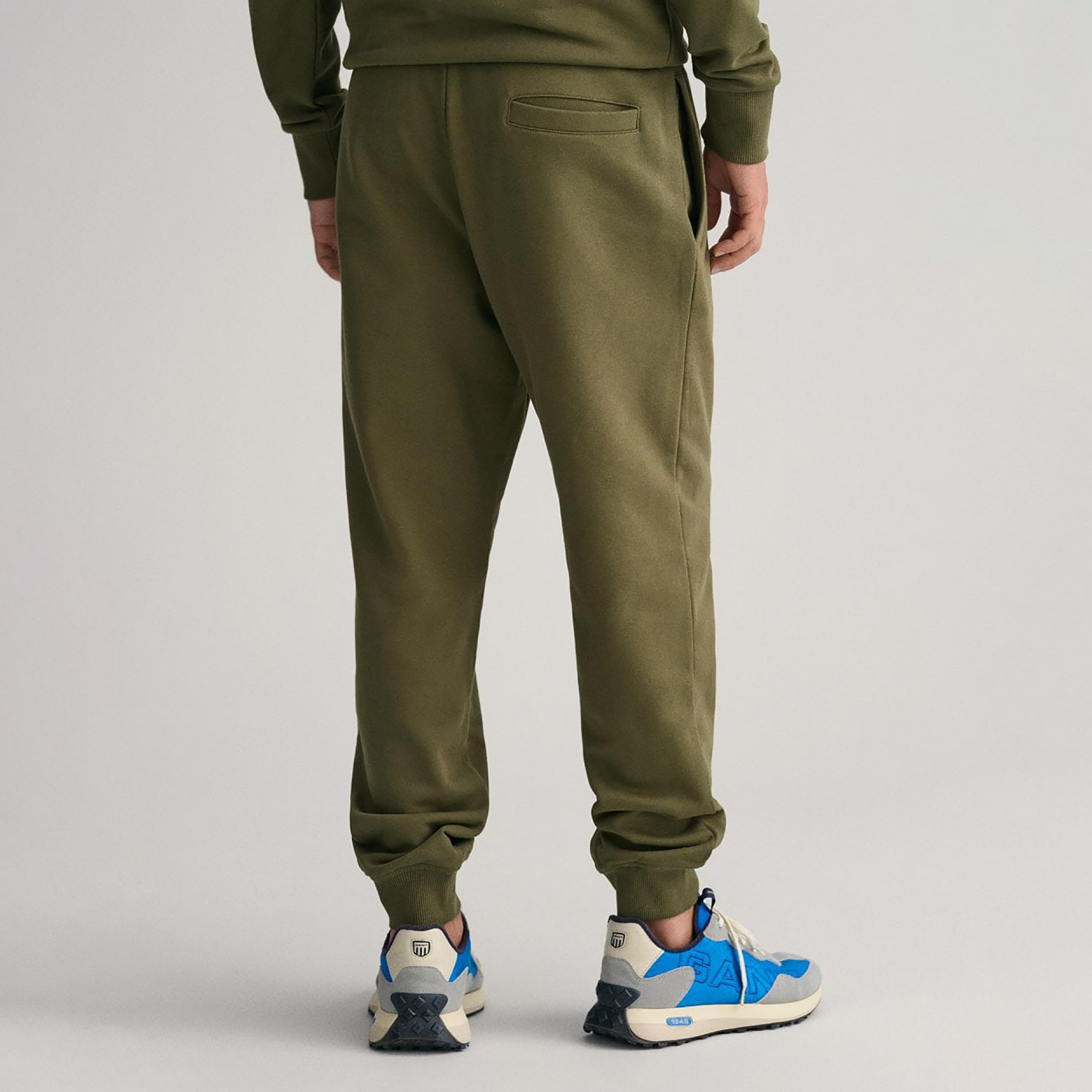 Gant Embroidered Logo Mid-Rise Drawstring Sweatpants-men-clothing-bottoms-joggers-image-3