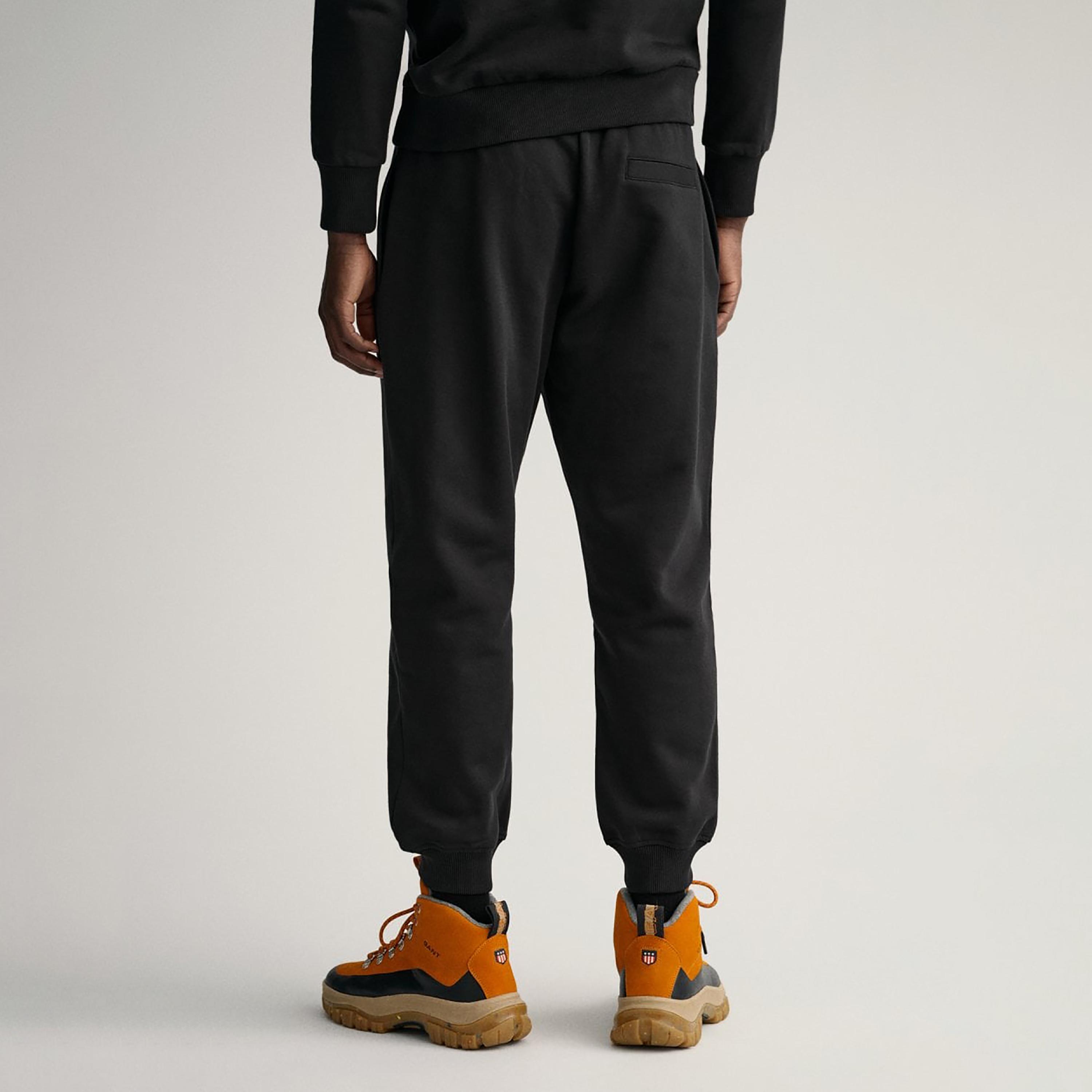 Gant Embroidered Logo Mid-Rise Drawstring Sweatpants-men-clothing-bottoms-joggers-image-4