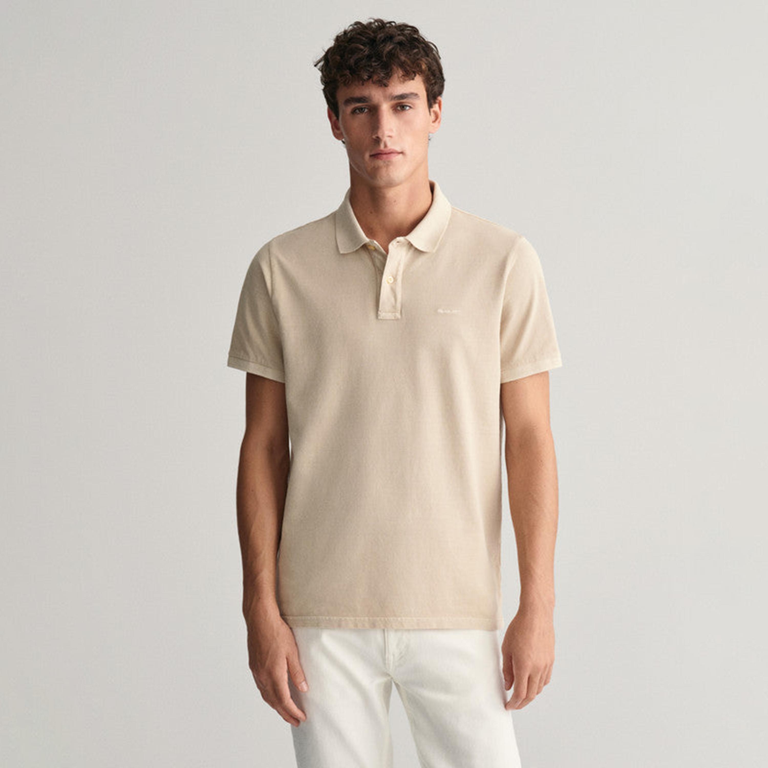 غانت الصلبة الياقات قصيرة الأكمام بساط-men-clothing-tshirtsandpolos-polos-image-1
