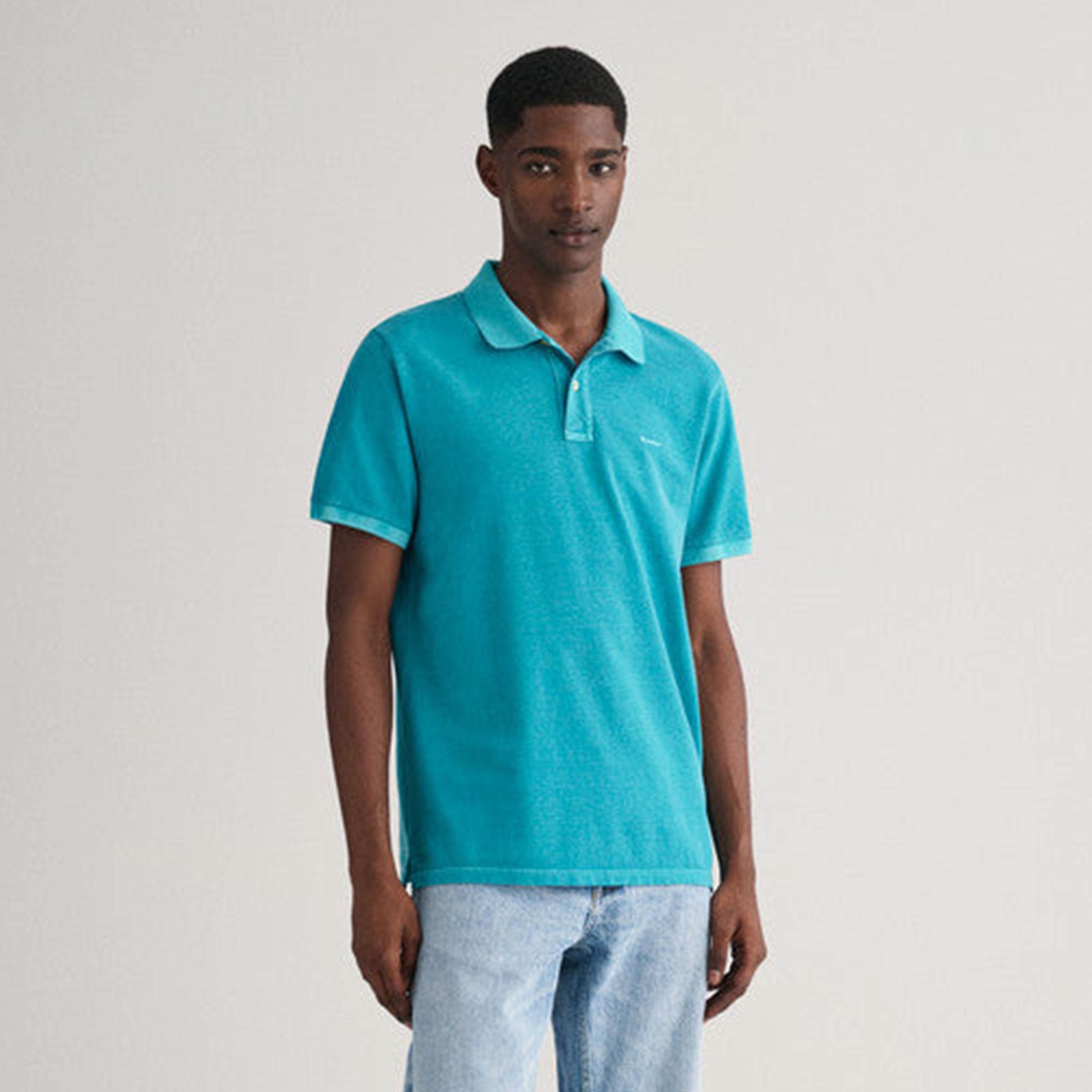 غانت الصلبة الياقات قصيرة الأكمام بساط-men-clothing-tshirtsandpolos-polos-image-4