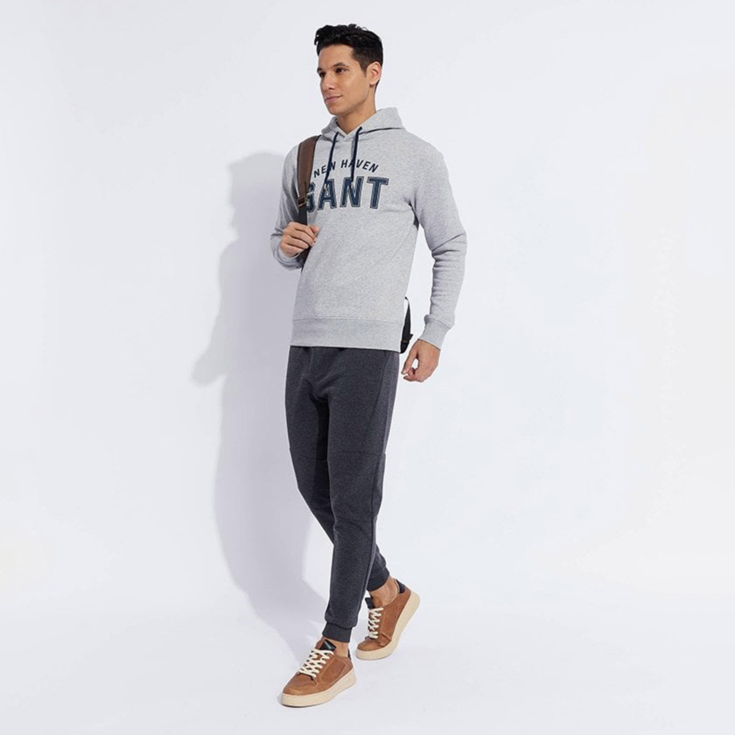 Gant Logo Print Drawstring Hoodie-men-winterwear-hoodiesandsweatshirts-image-2