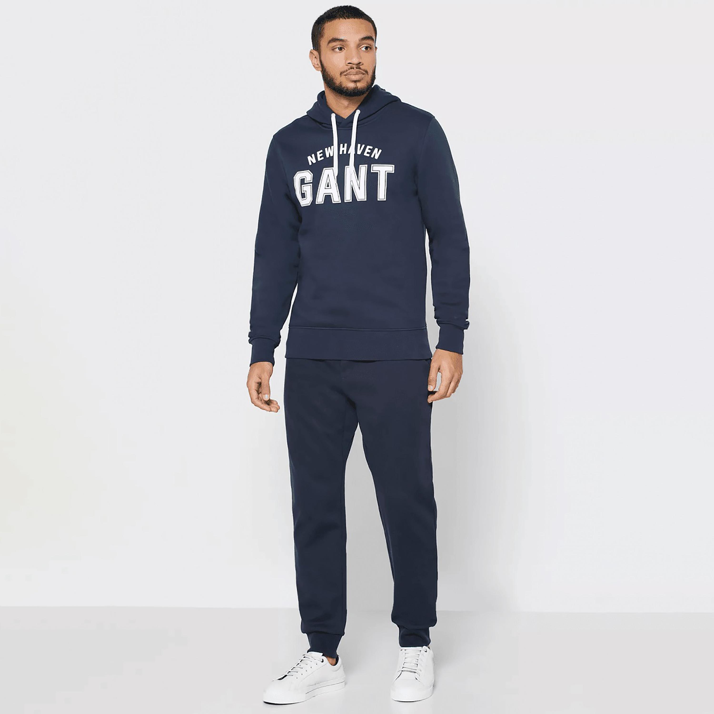 Gant Logo Print Drawstring Hoodie-men-winterwear-hoodiesandsweatshirts-image-2