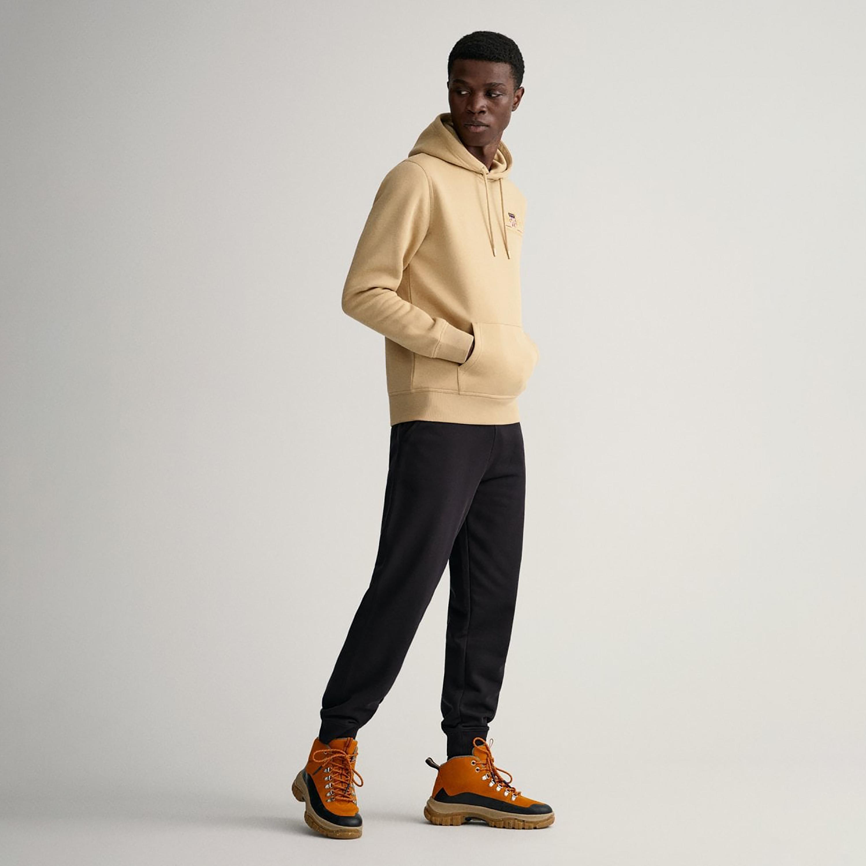 Gant Embroidered Logo Hoodie with Kangaroo Pocket-men-winterwear-hoodiesandsweatshirts-image-2